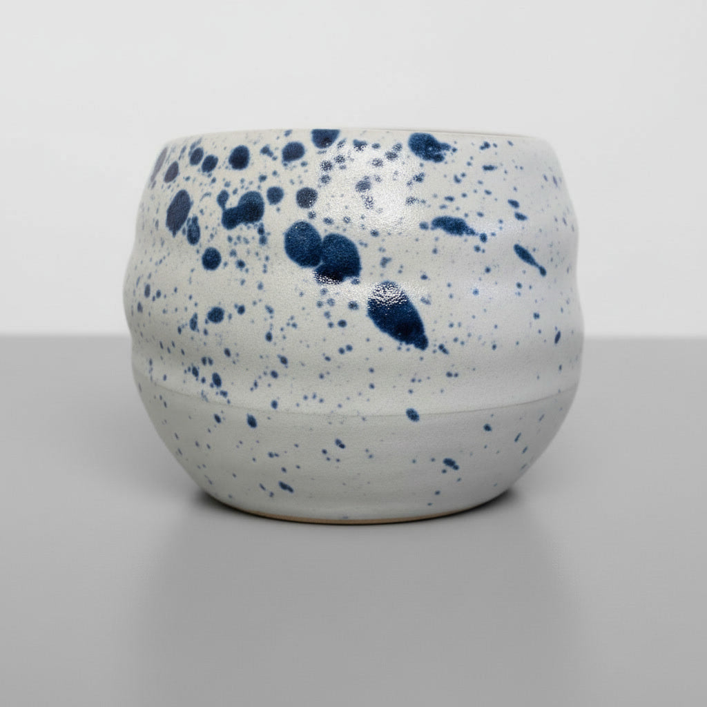 Cană handmade din ceramică Azur