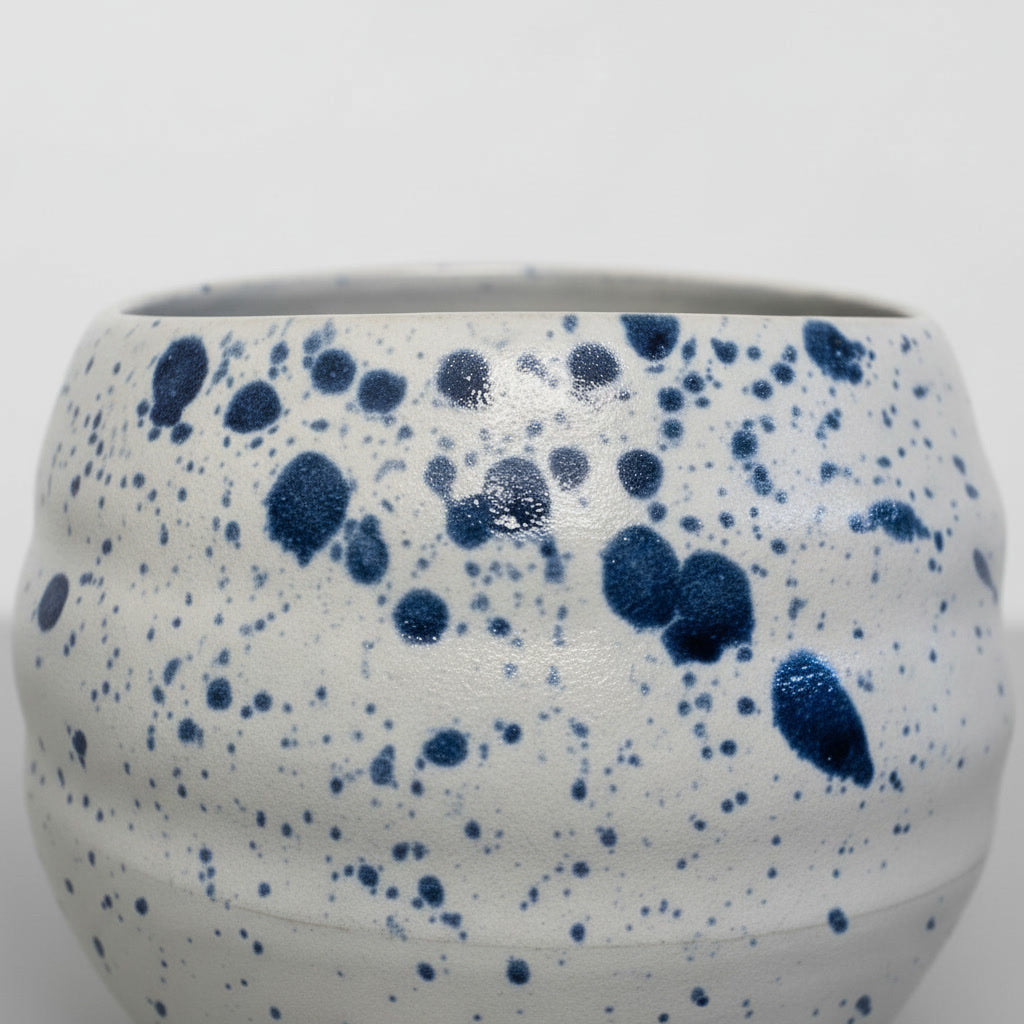 Cană handmade din ceramică Azur