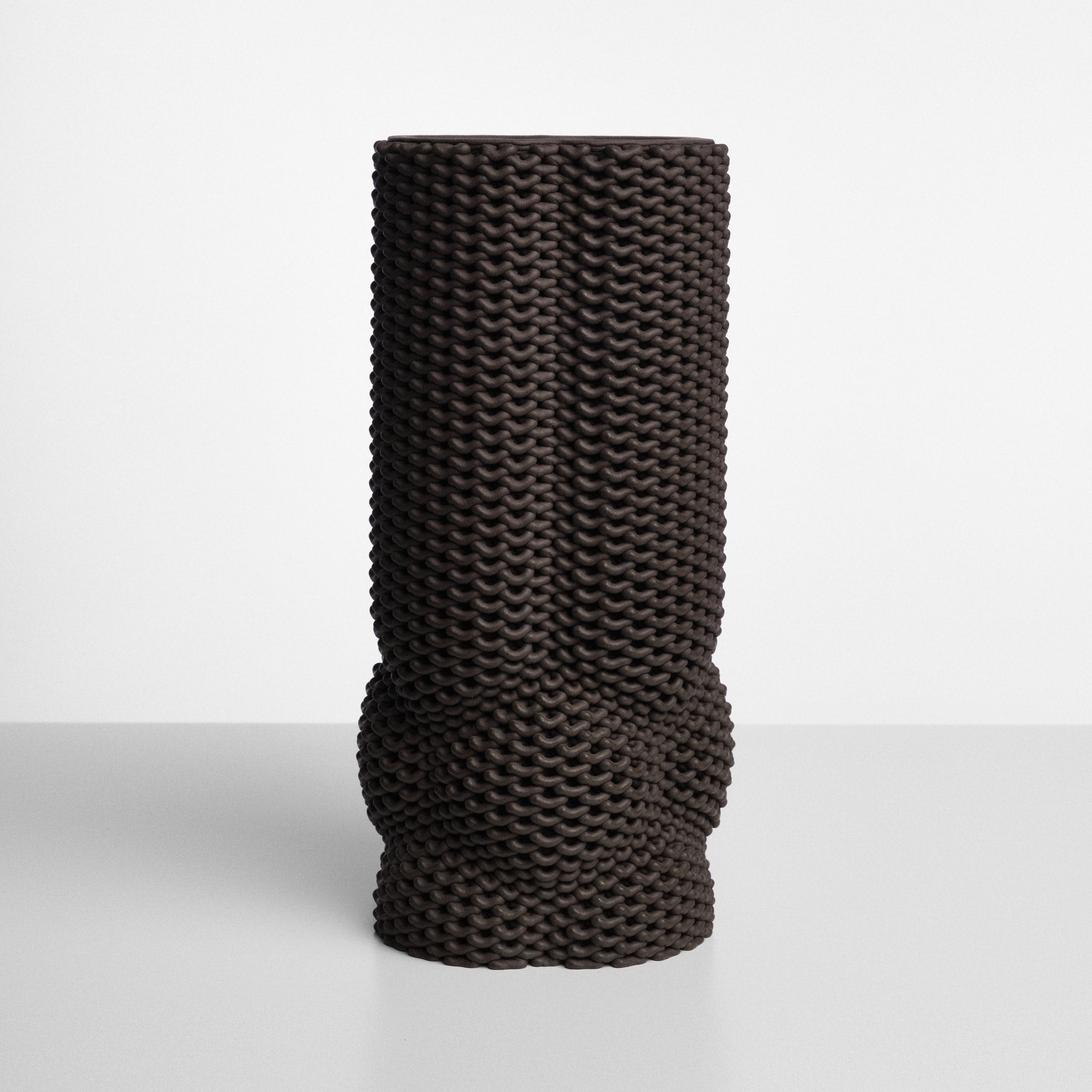 Vază ceramică Bulky Negru