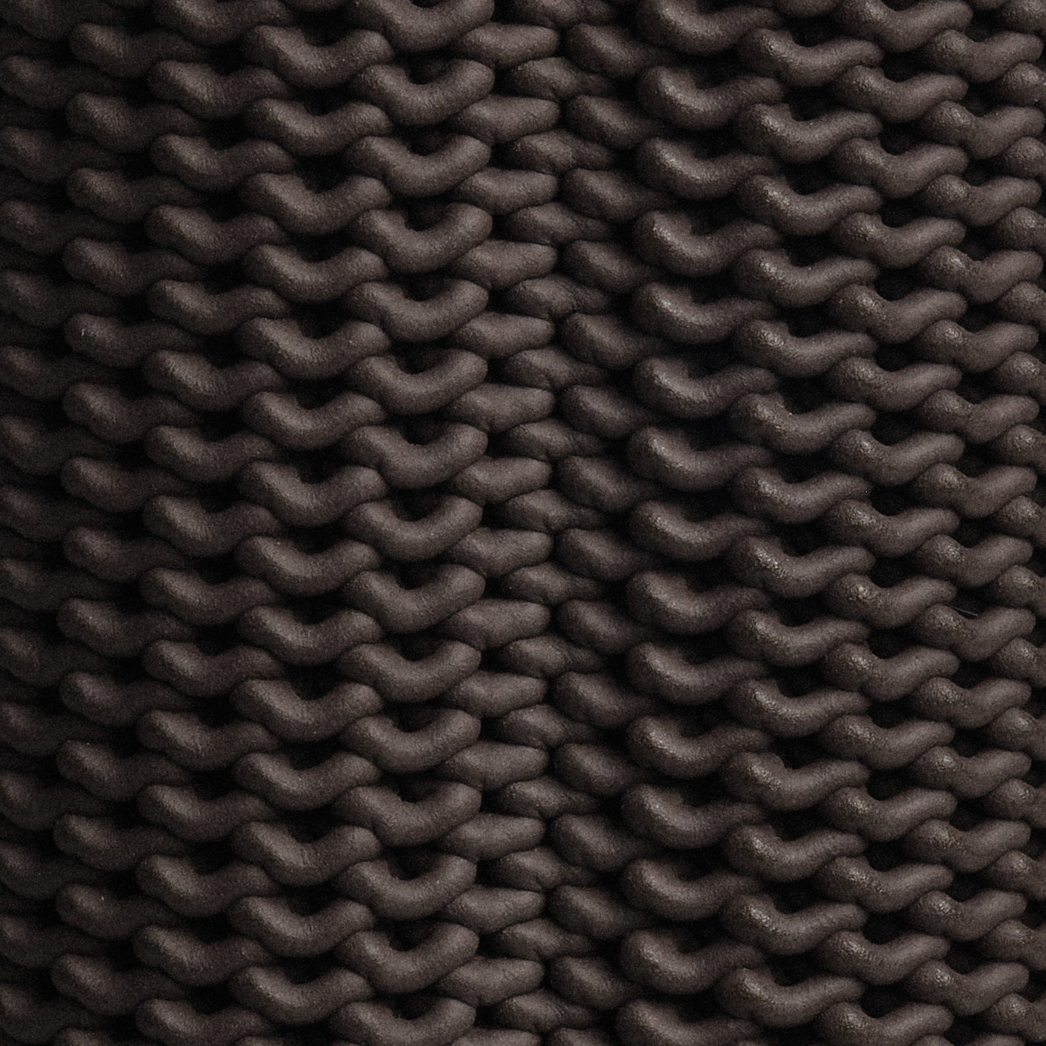 Vază ceramică Bulky Negru