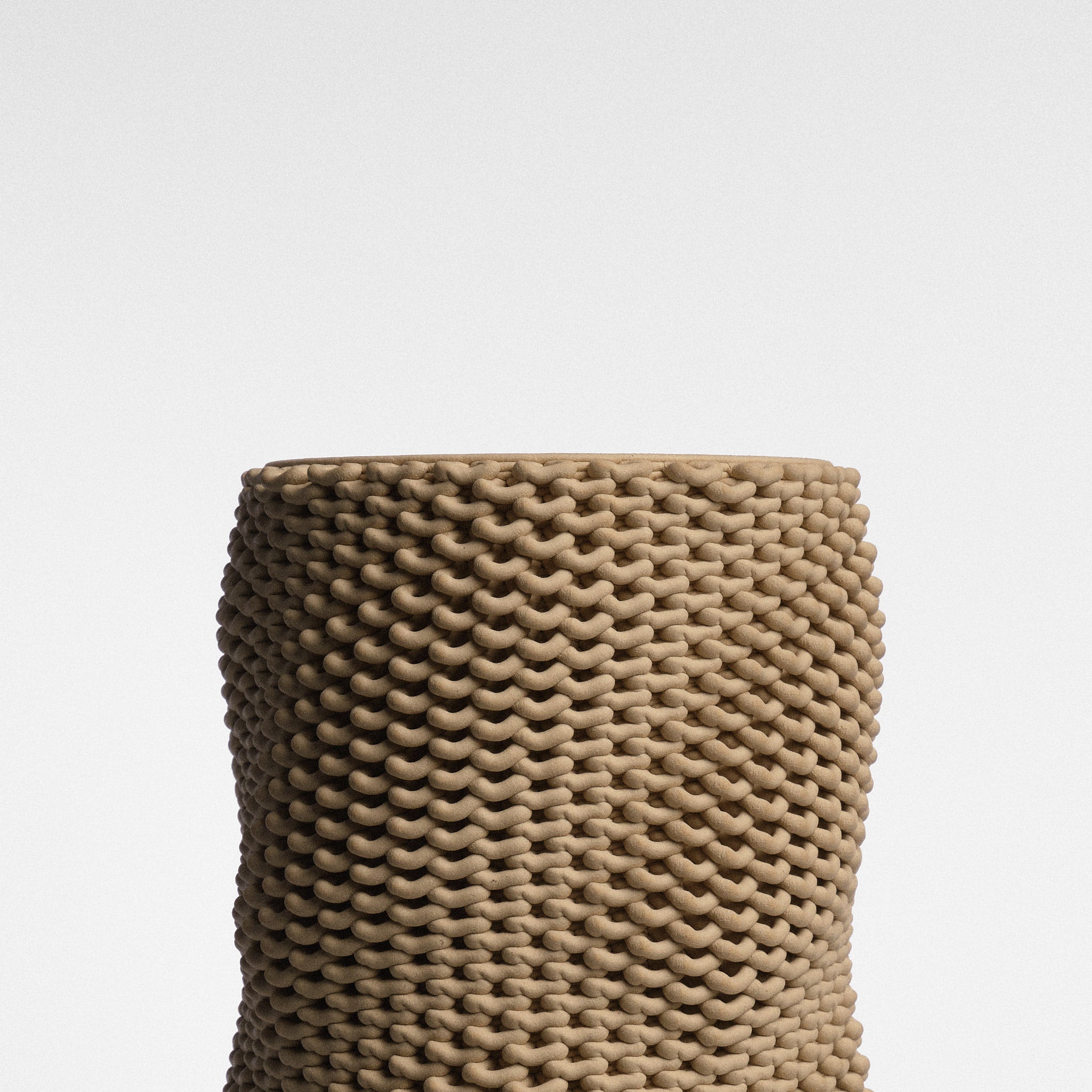 Vază ceramică Kilim Crem