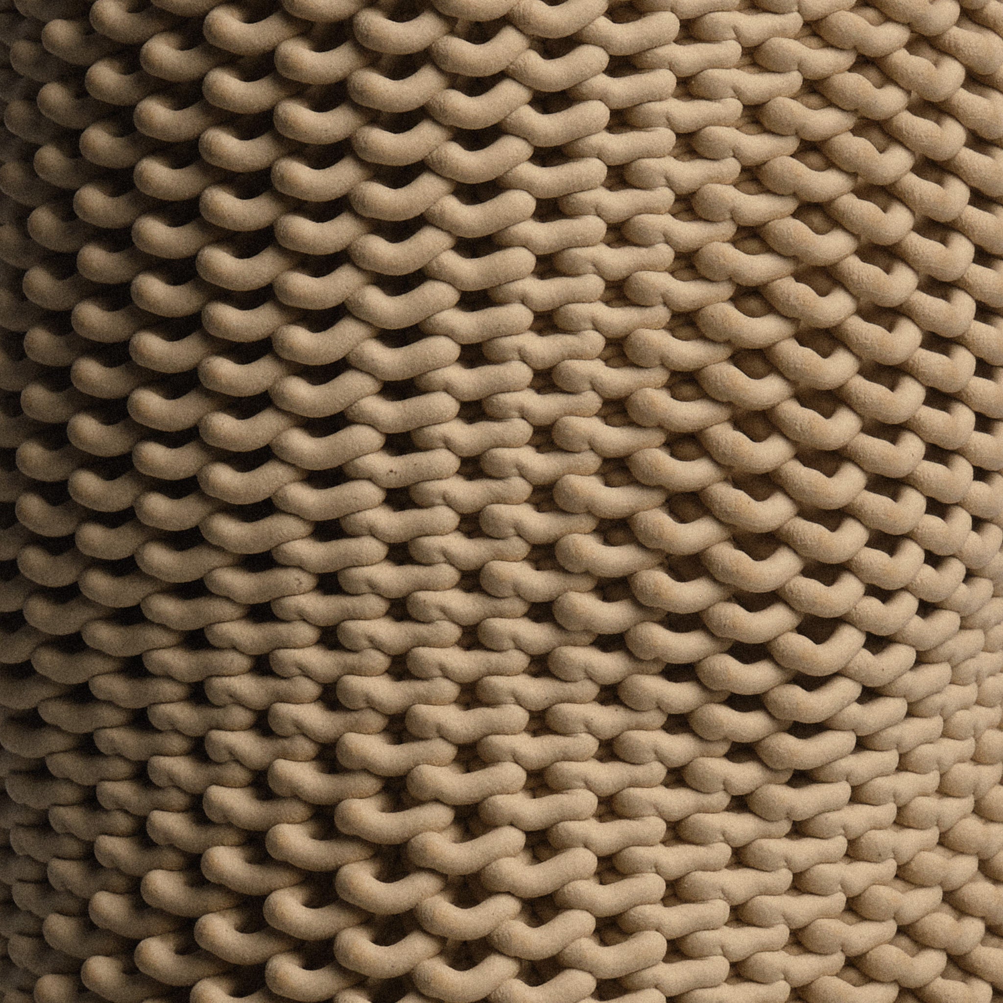 Vază ceramică Kilim Crem