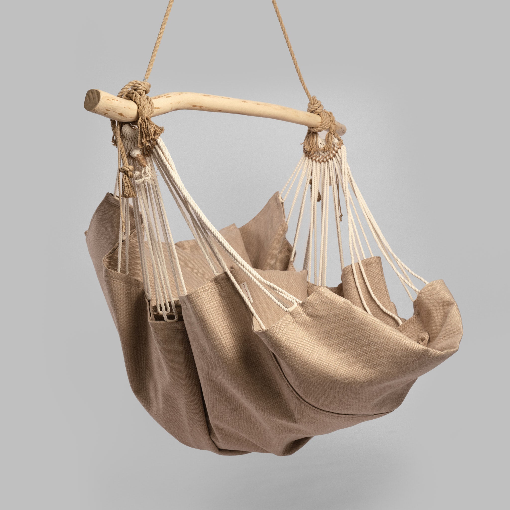 Fotoliu suspendat din material textil Raffia