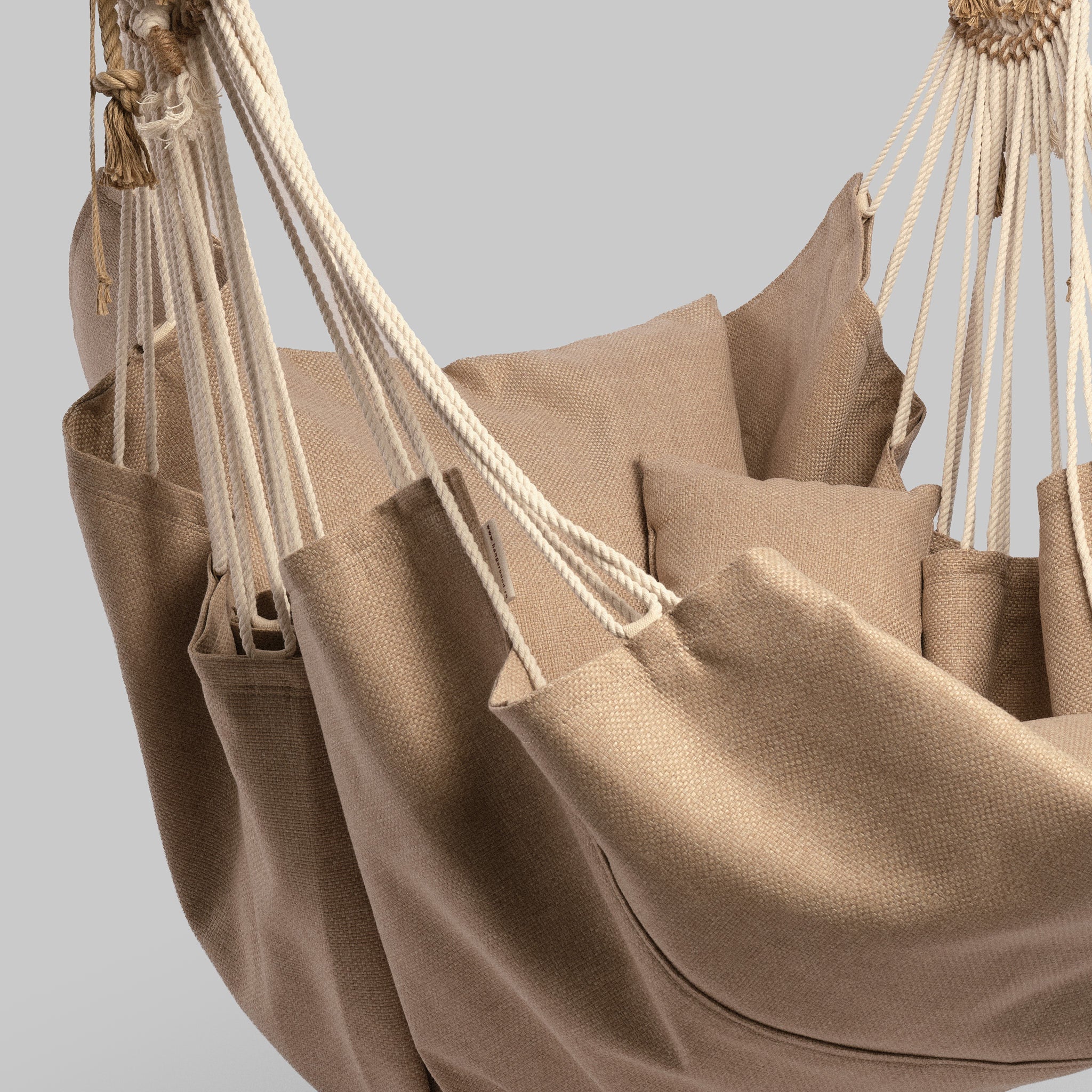 Fotoliu suspendat din material textil Raffia