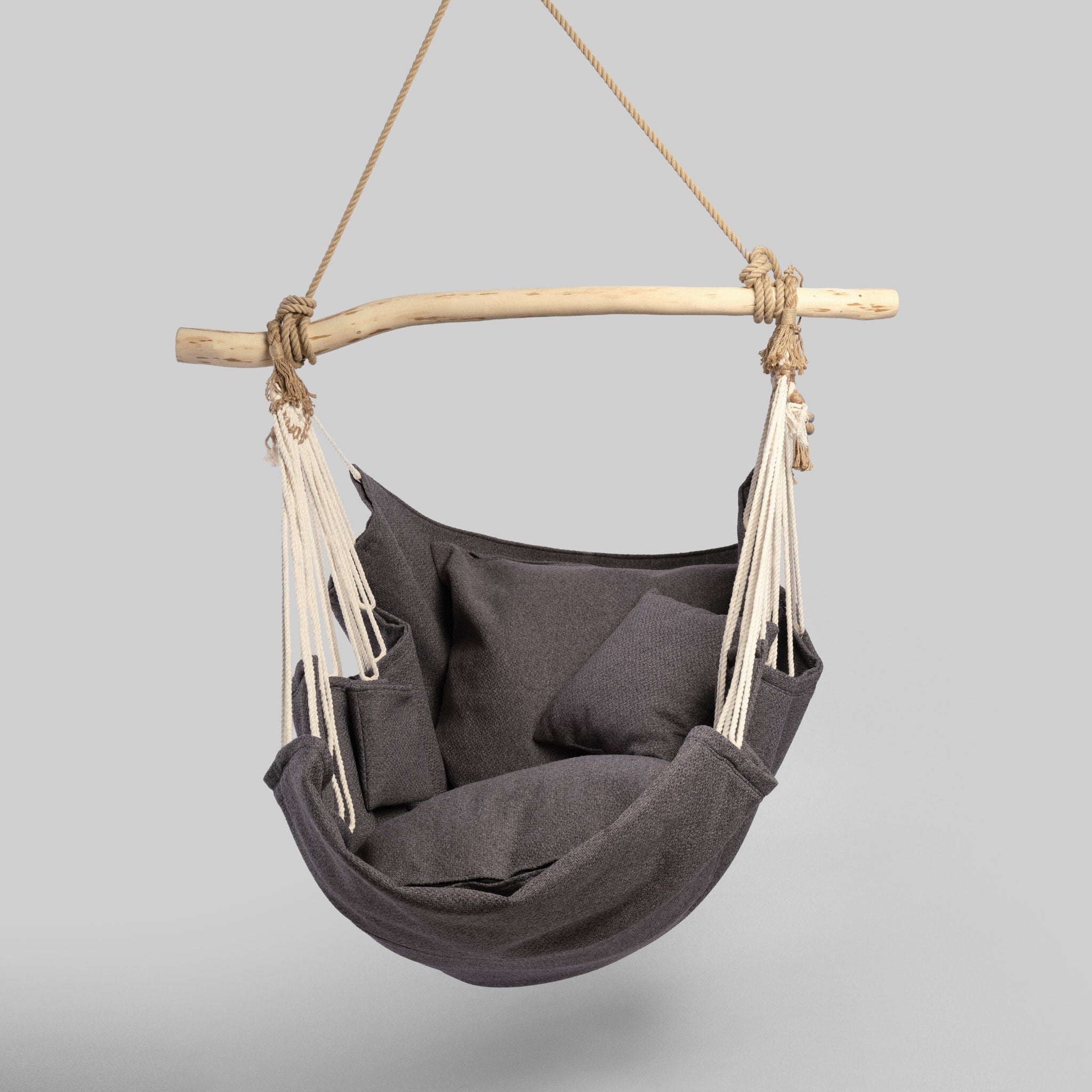 Fotoliu suspendat din material textil Steel