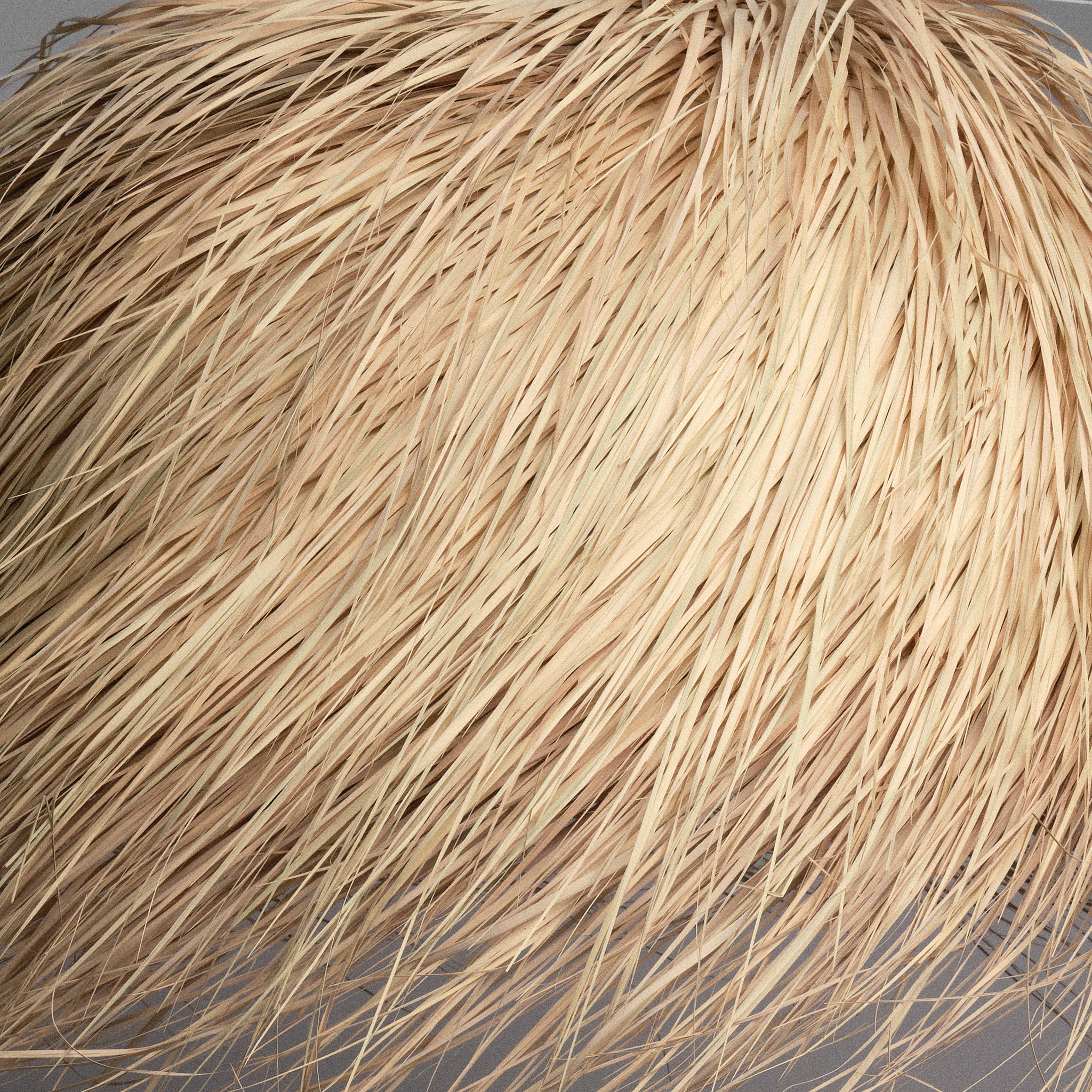 Lustră handmade din fibre naturale Coco Tall