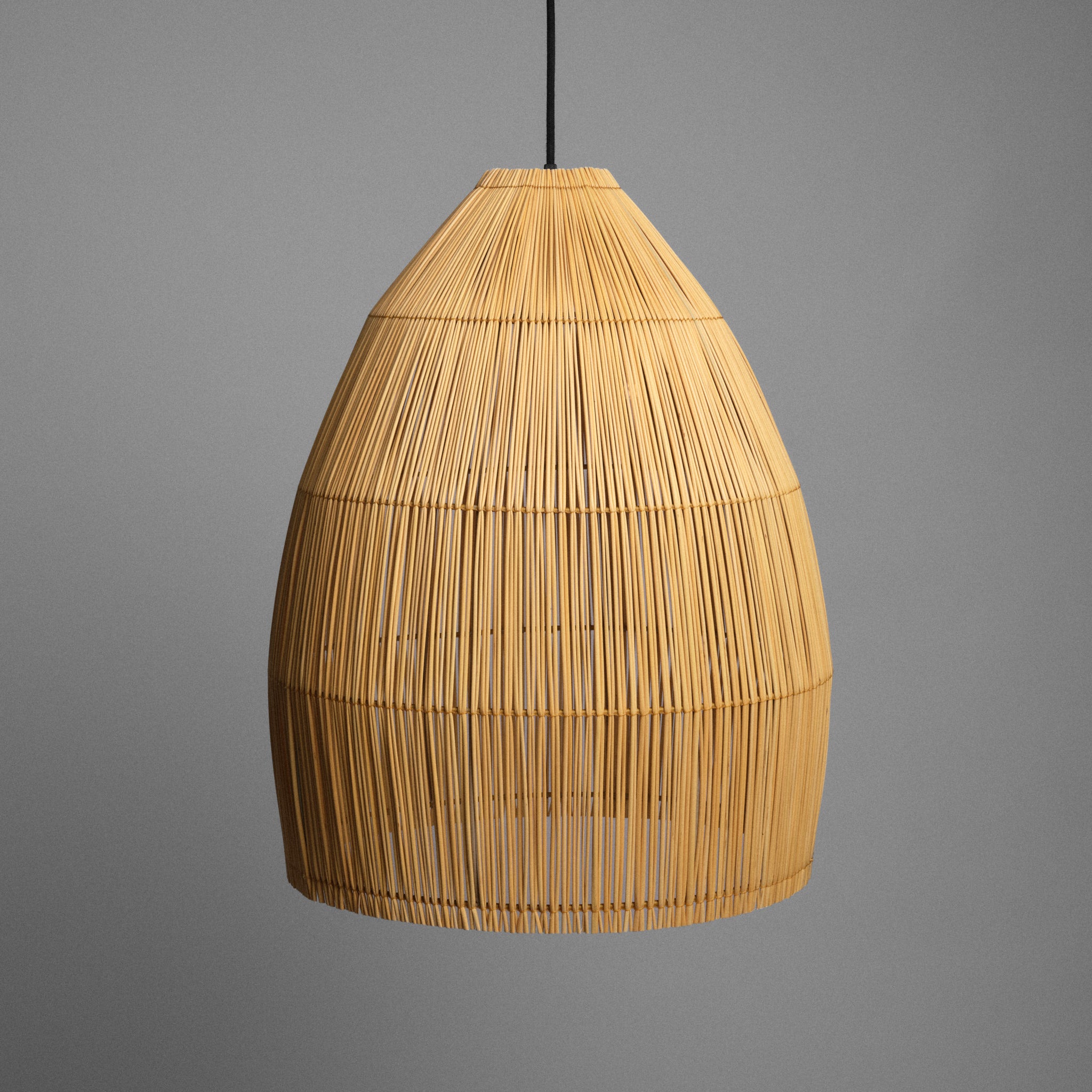 Lustră handmade din fibre naturale Lalou