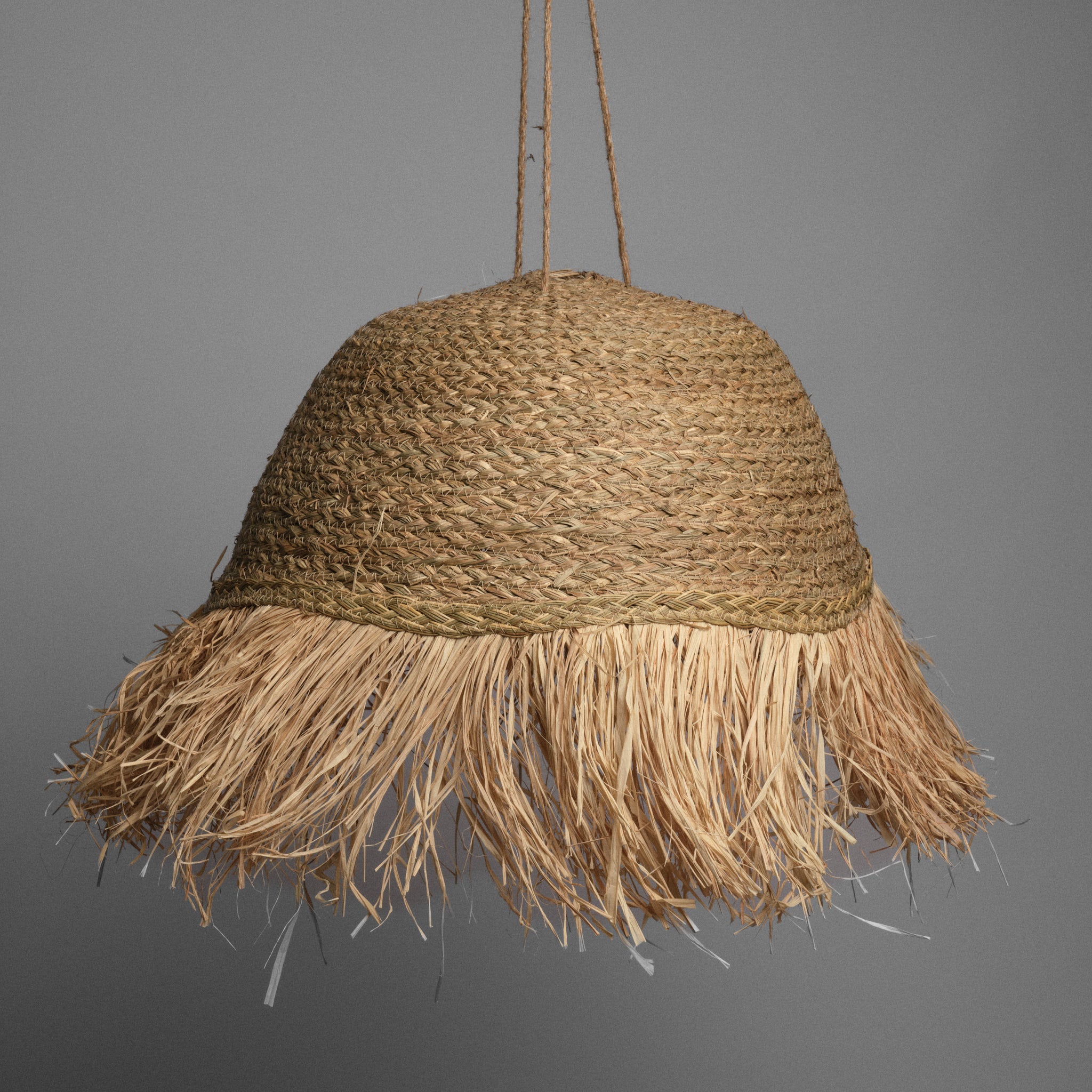 Lustră din fibre naturale Suna