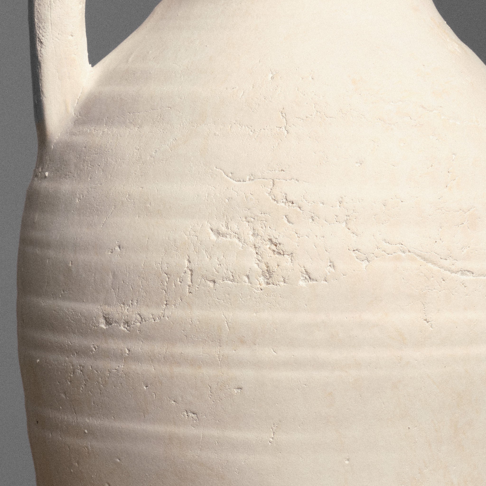 Vas decorativ teracotă Lero Alb