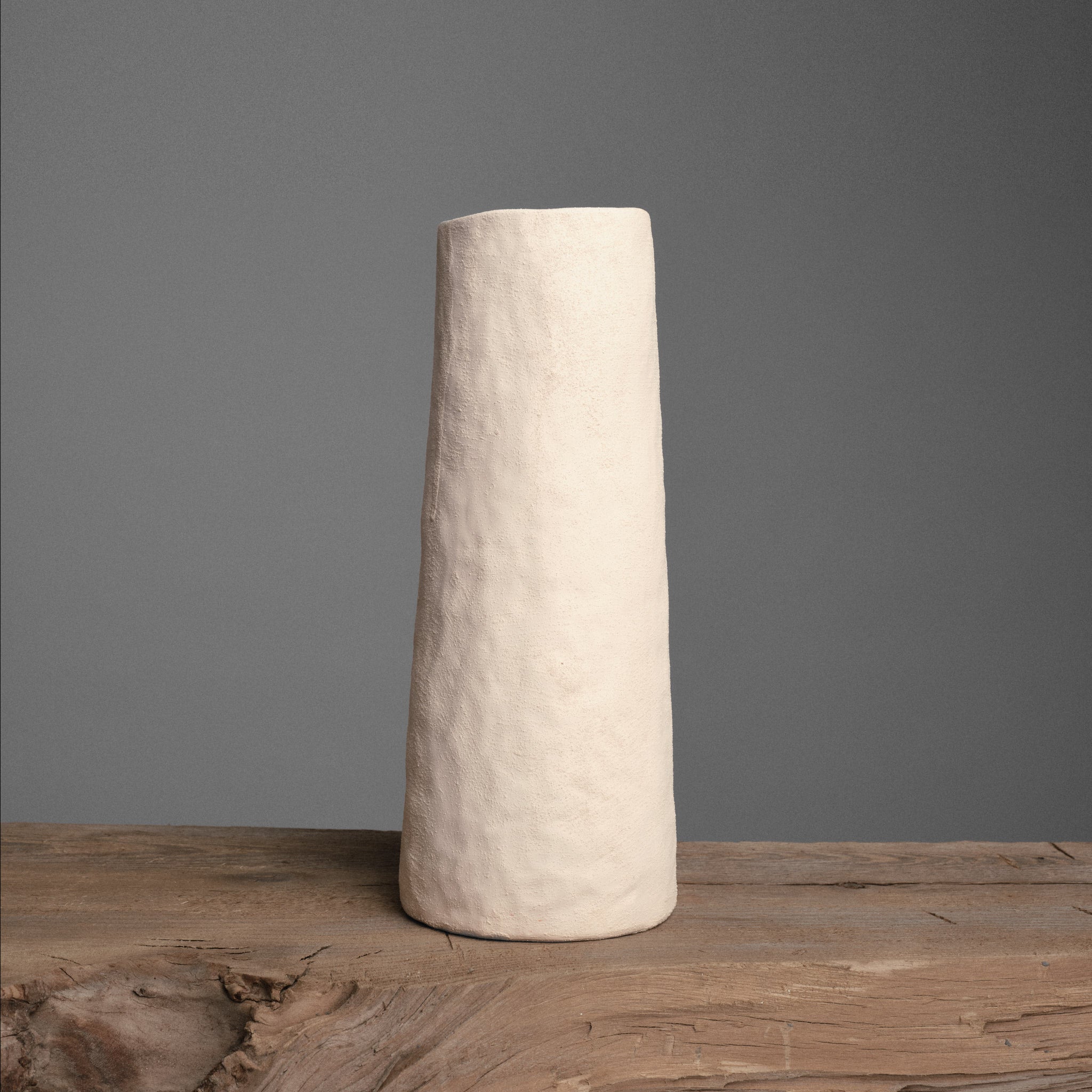 Vază teracotă Tual Crem 28cm