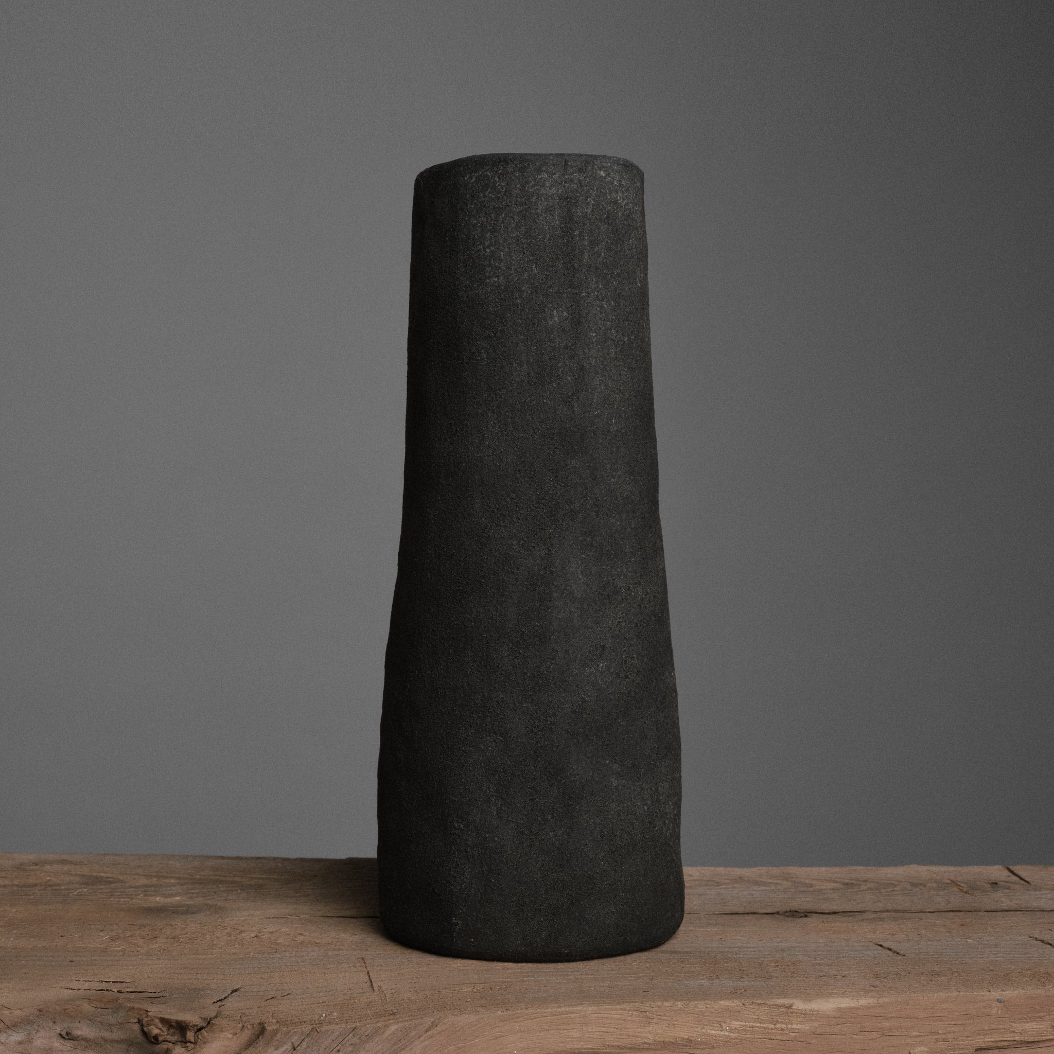 Vază teracotă Tual Gri 28cm