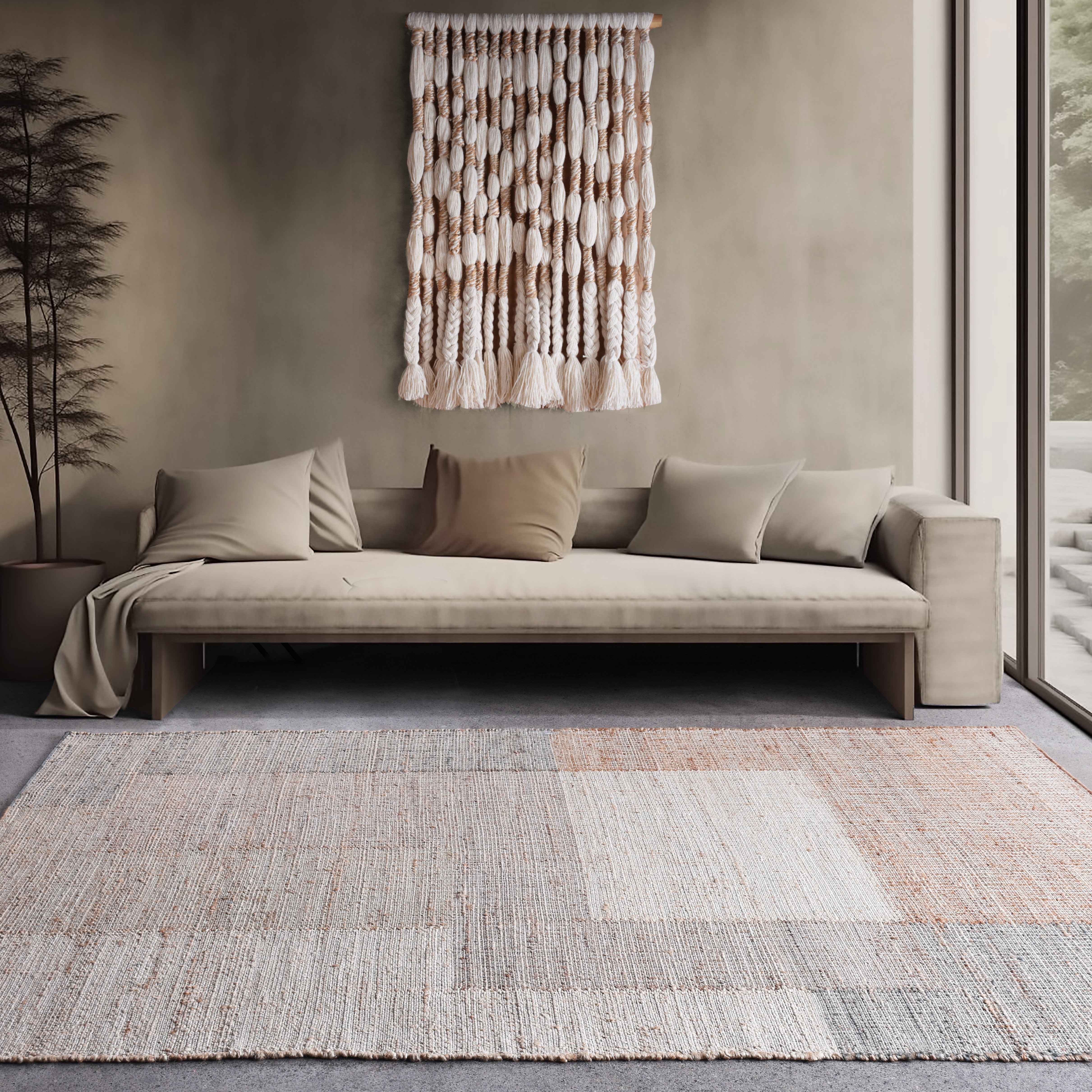 Covor handmade din fibre naturale Adolo