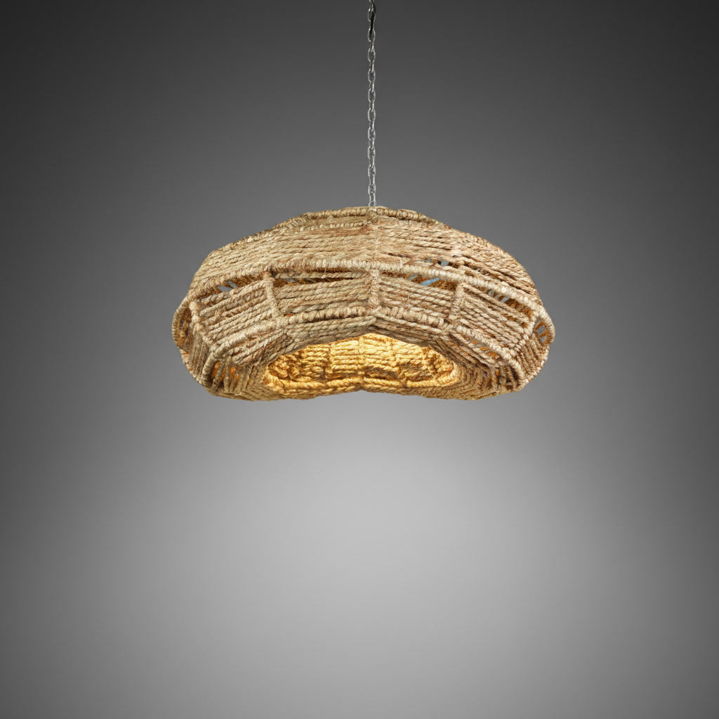 Lustră handmade din fibre naturale Dracena