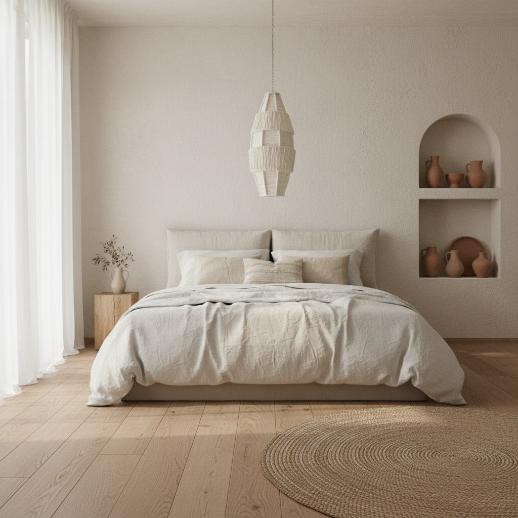 Lustră handmade din lână Iyoha