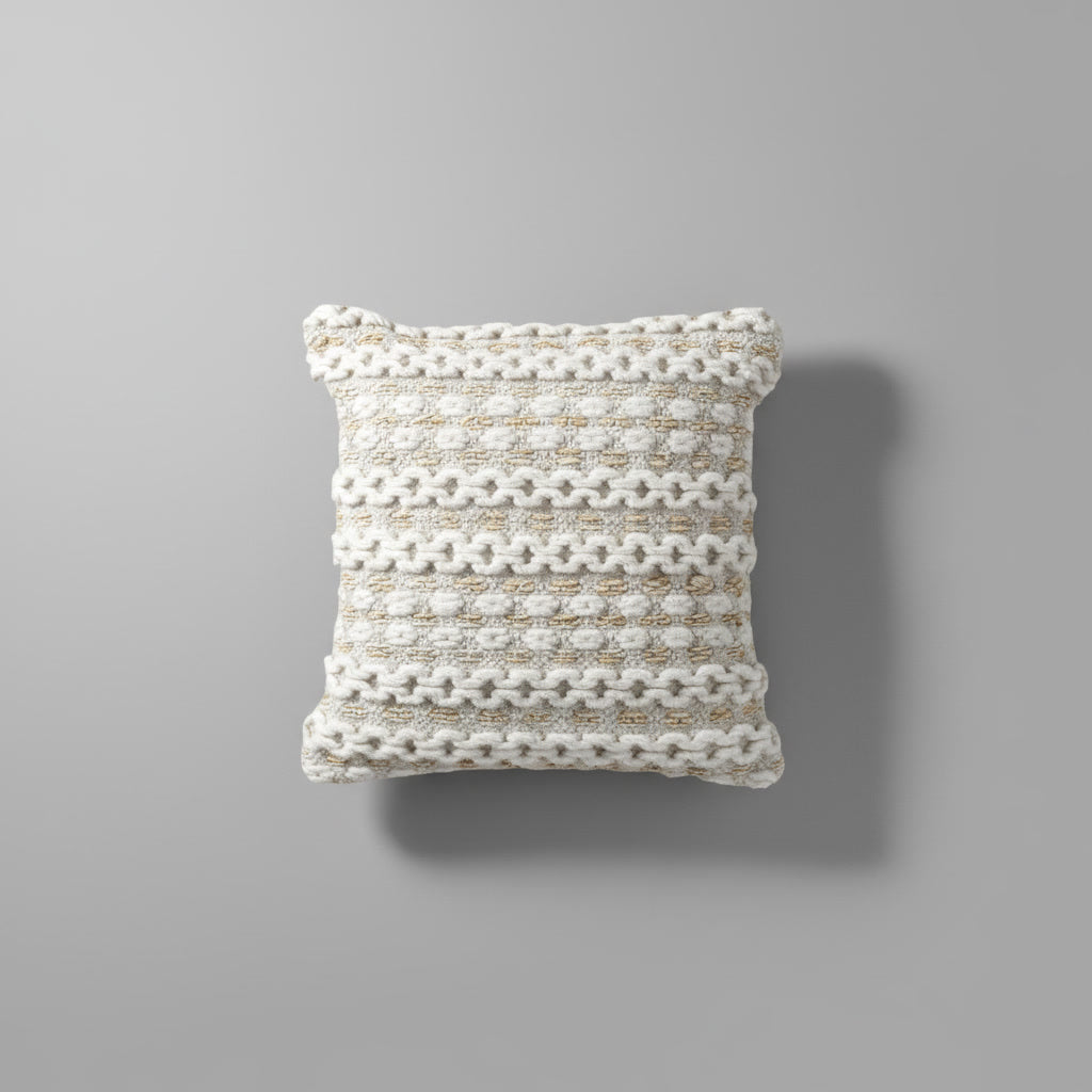 Pernă decorativă handmade din fibre naturale Seri