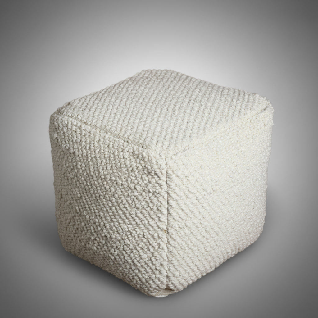 Taburet handmade din lână Lush