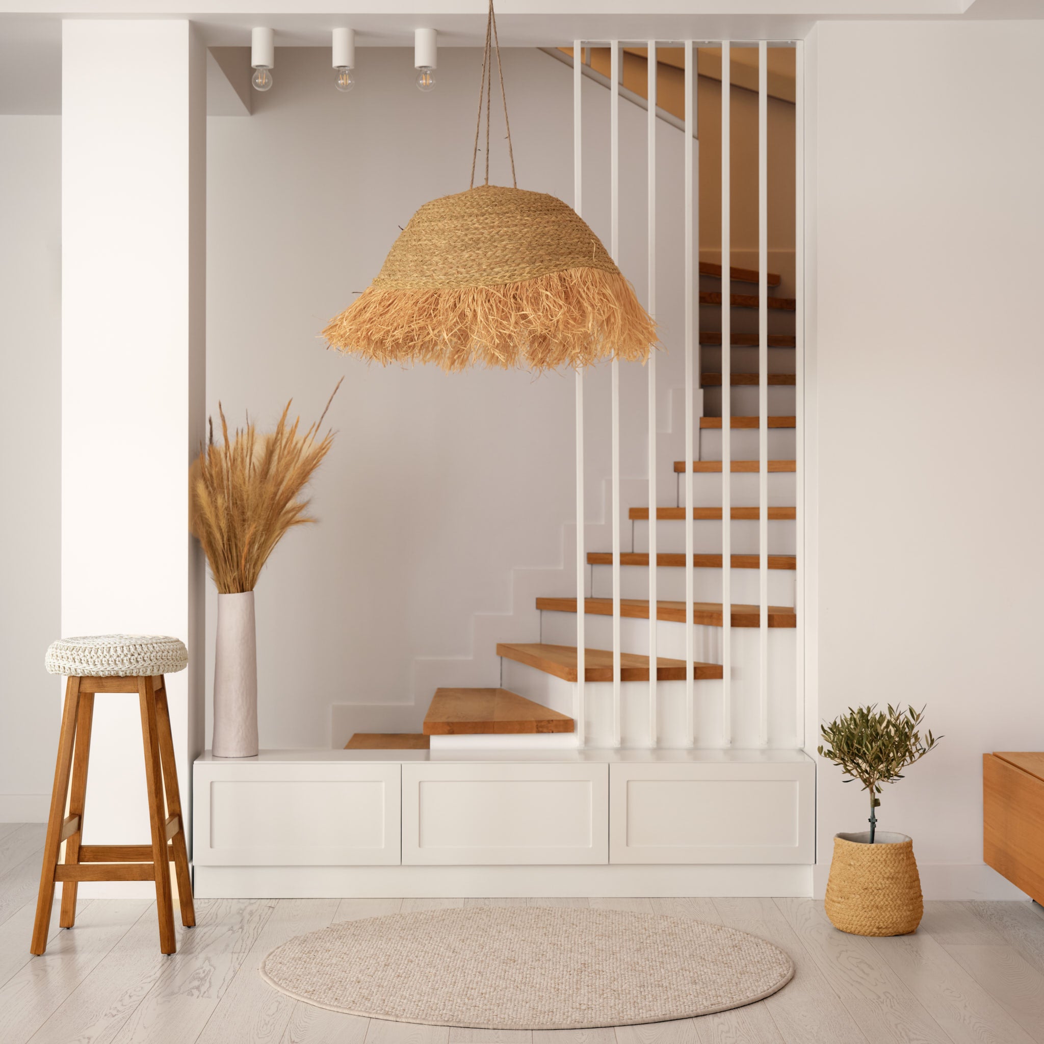 Scaun bar lemn & textil Loft