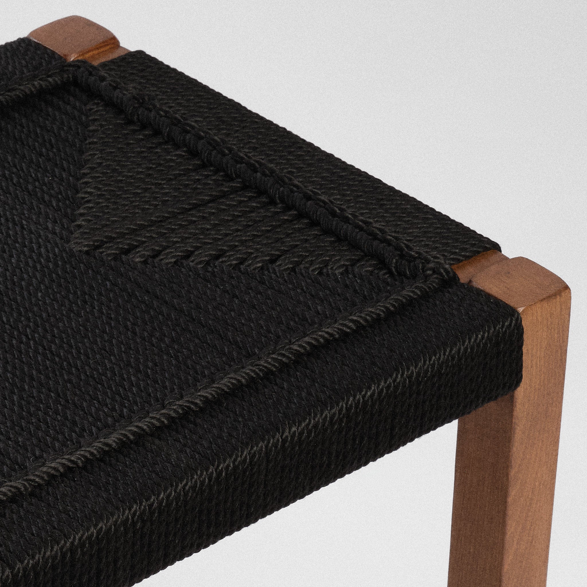 Scaun lemn & textil Solo Negru