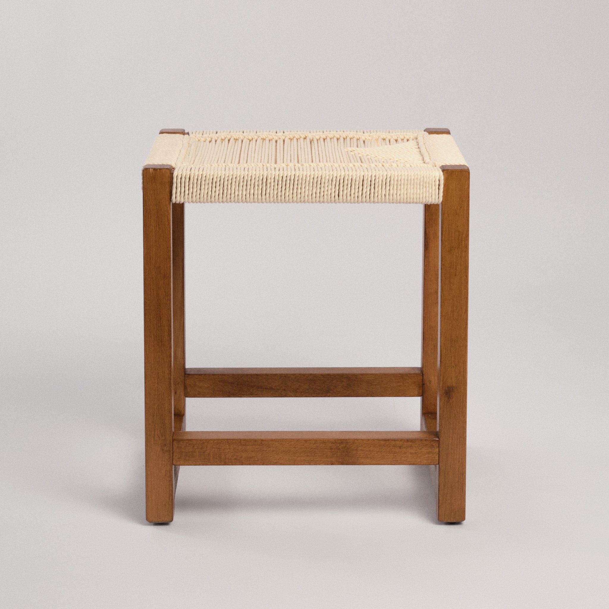 Scaun lemn & textil Solo Crem