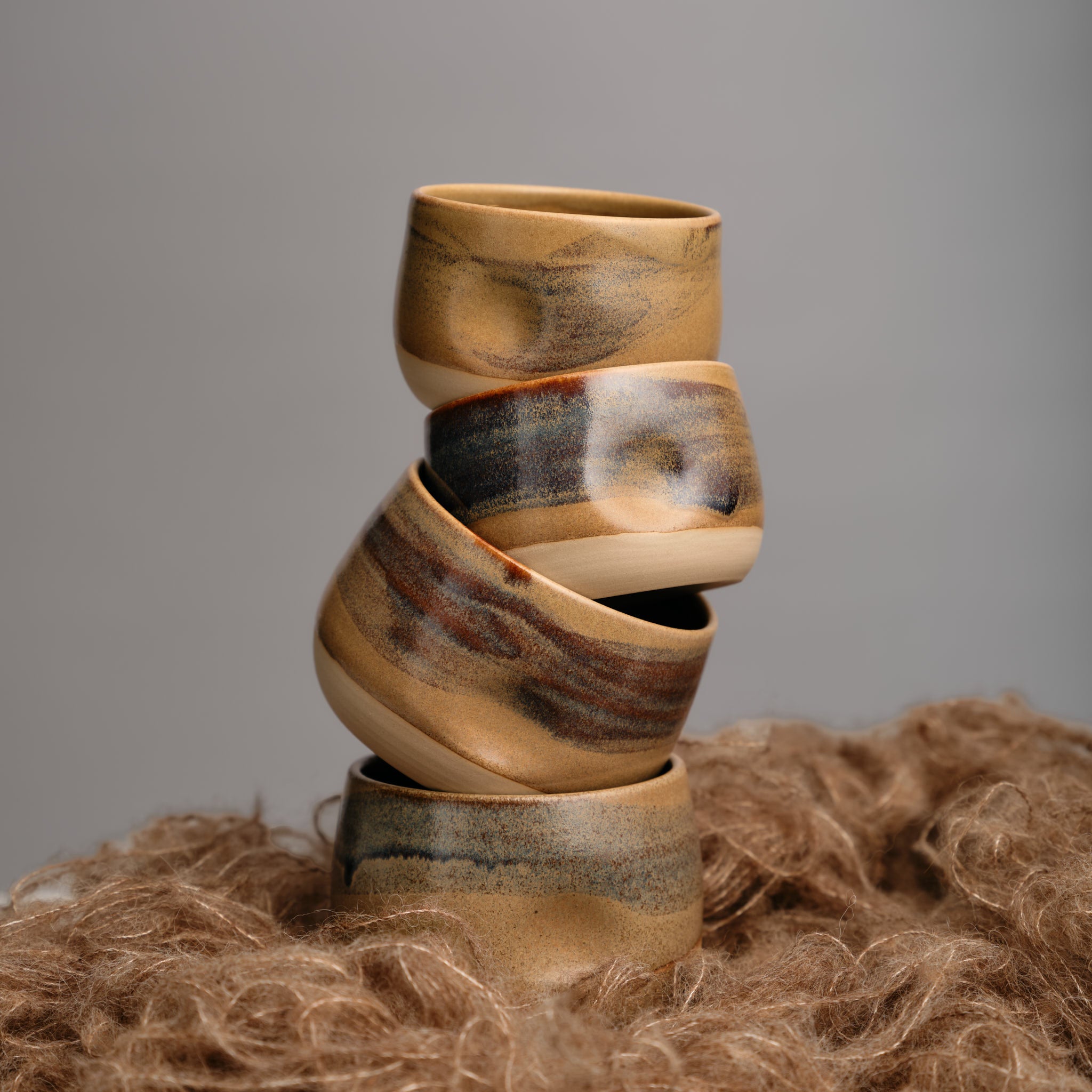 Cană handmade din ceramică Rava