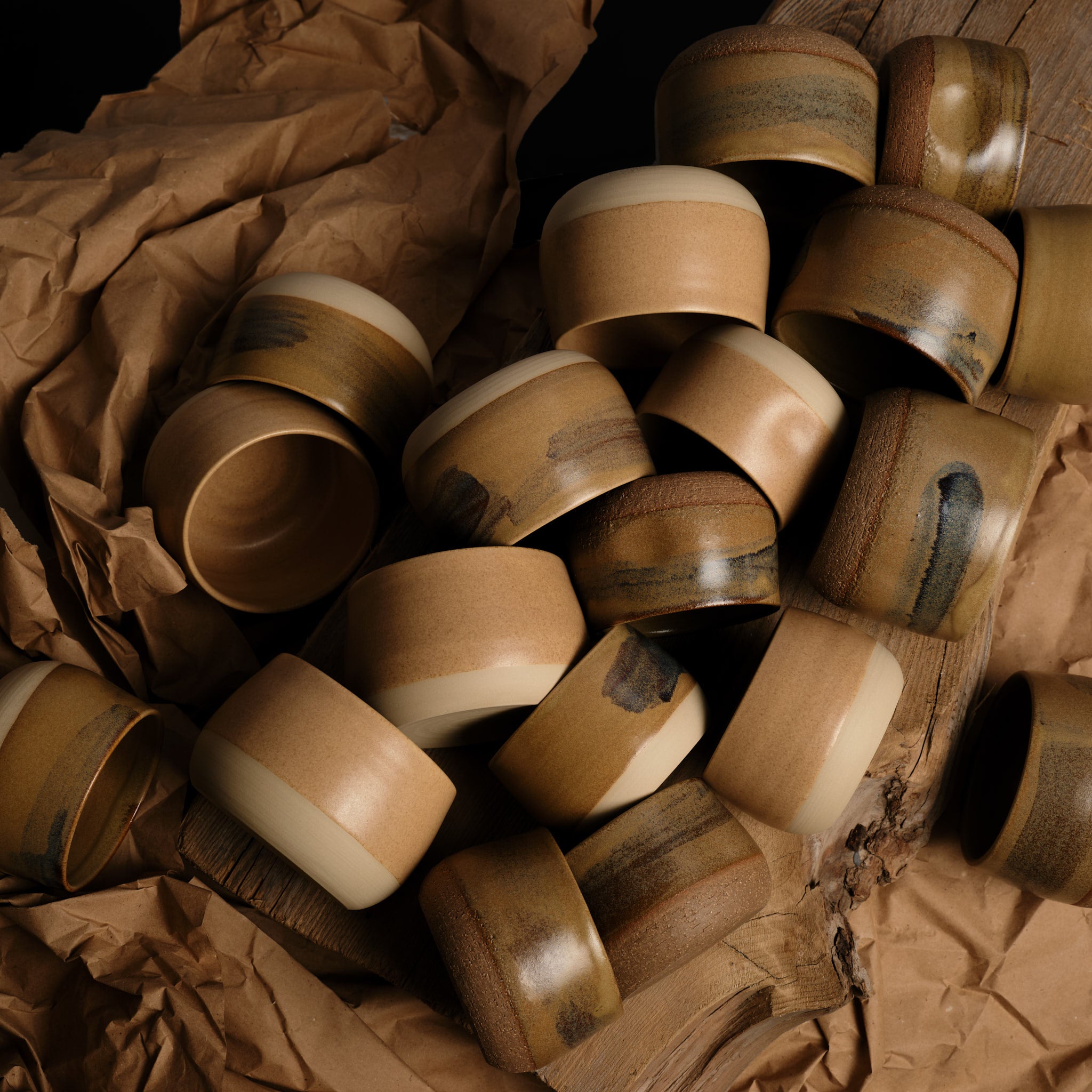 Cană handmade din ceramică Terra