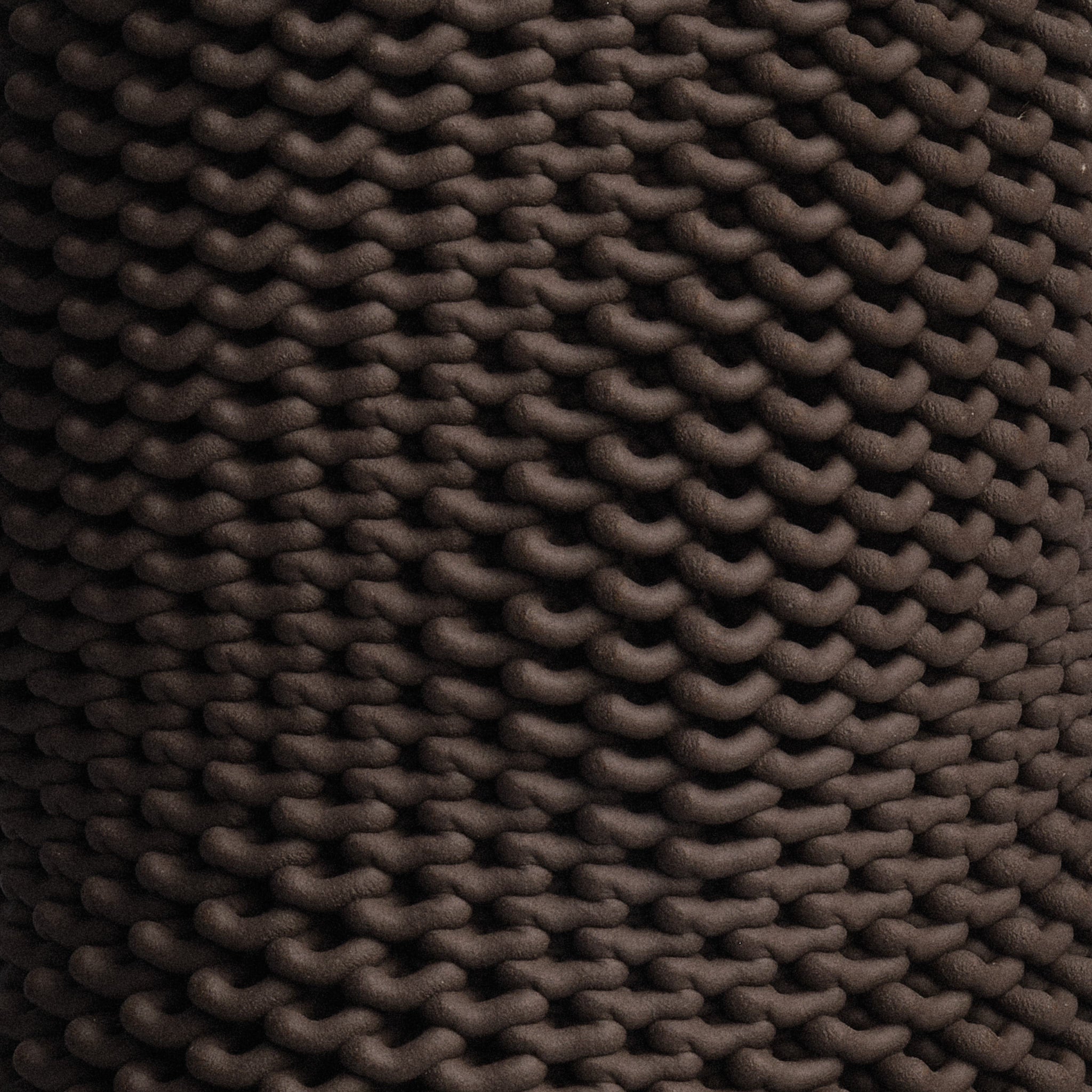 Vază ceramică Kilim Negru