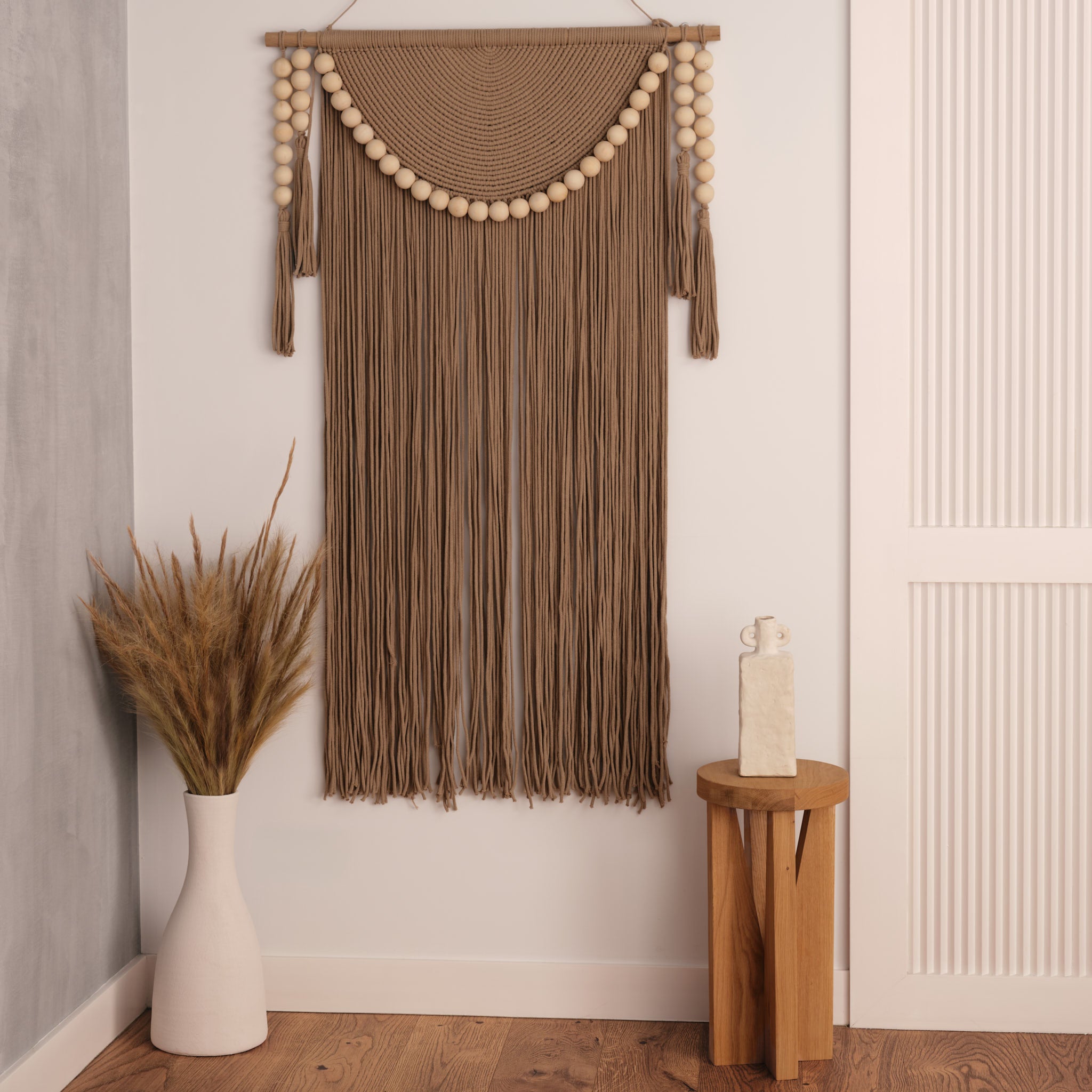 Decorațiune perete macrame handmade La Luna