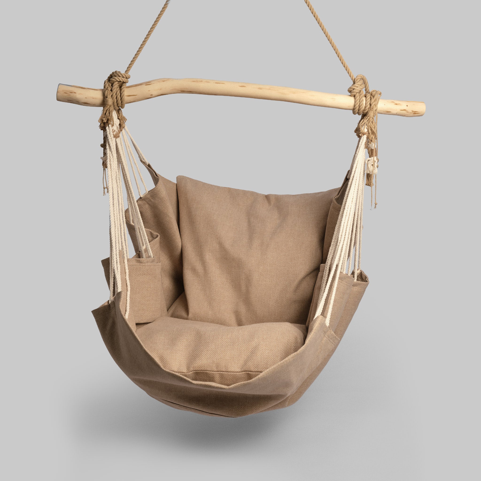 Fotoliu suspendat din material textil Raffia