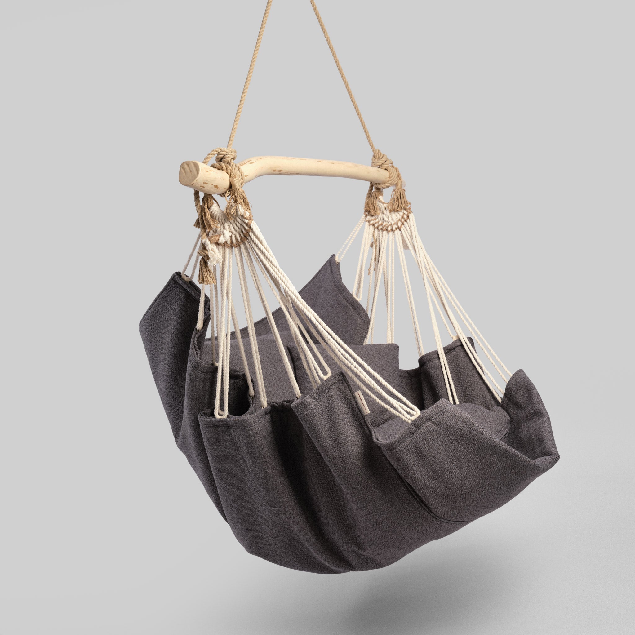 Fotoliu suspendat din material textil Steel