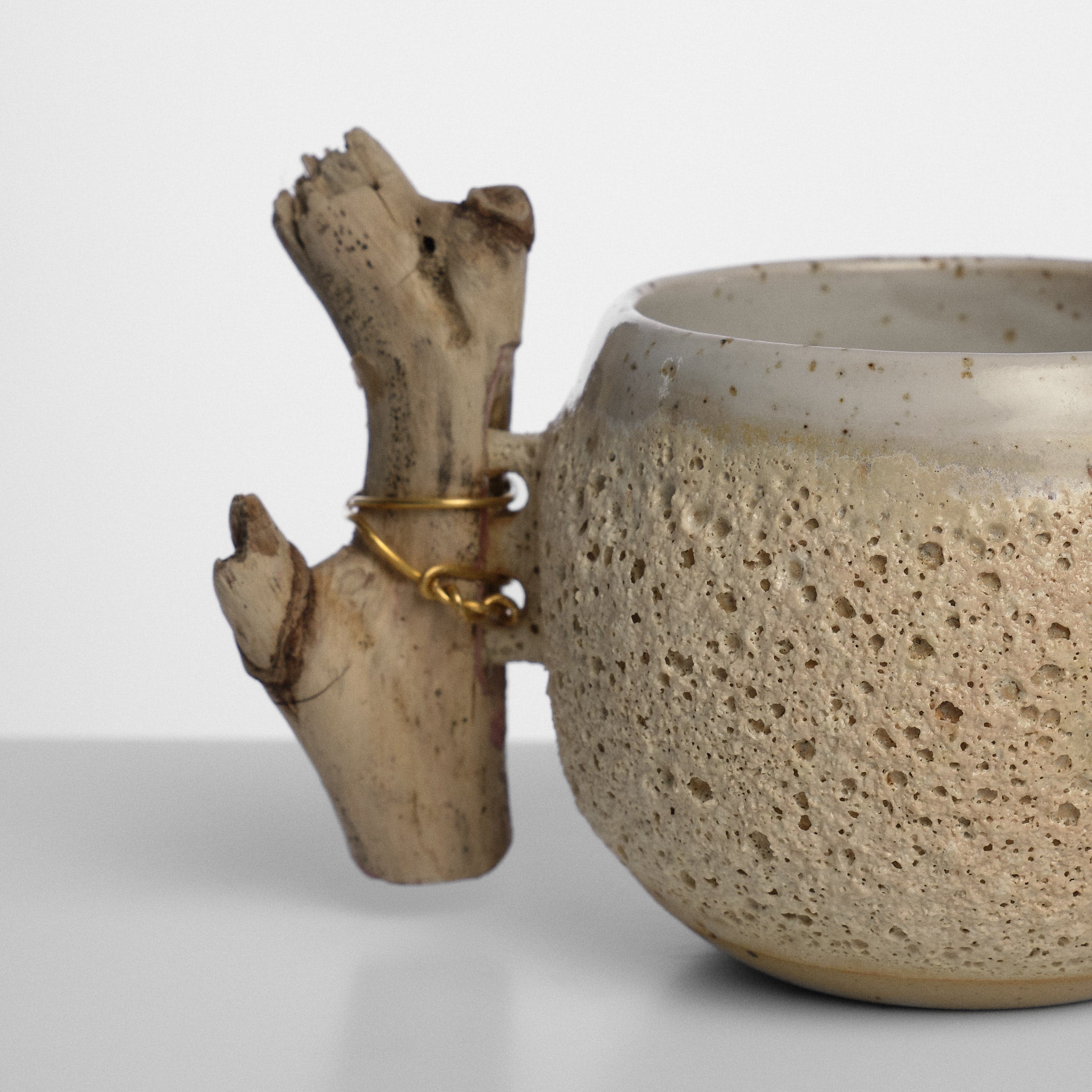 Cană handmade din ceramică Lava Driftwood