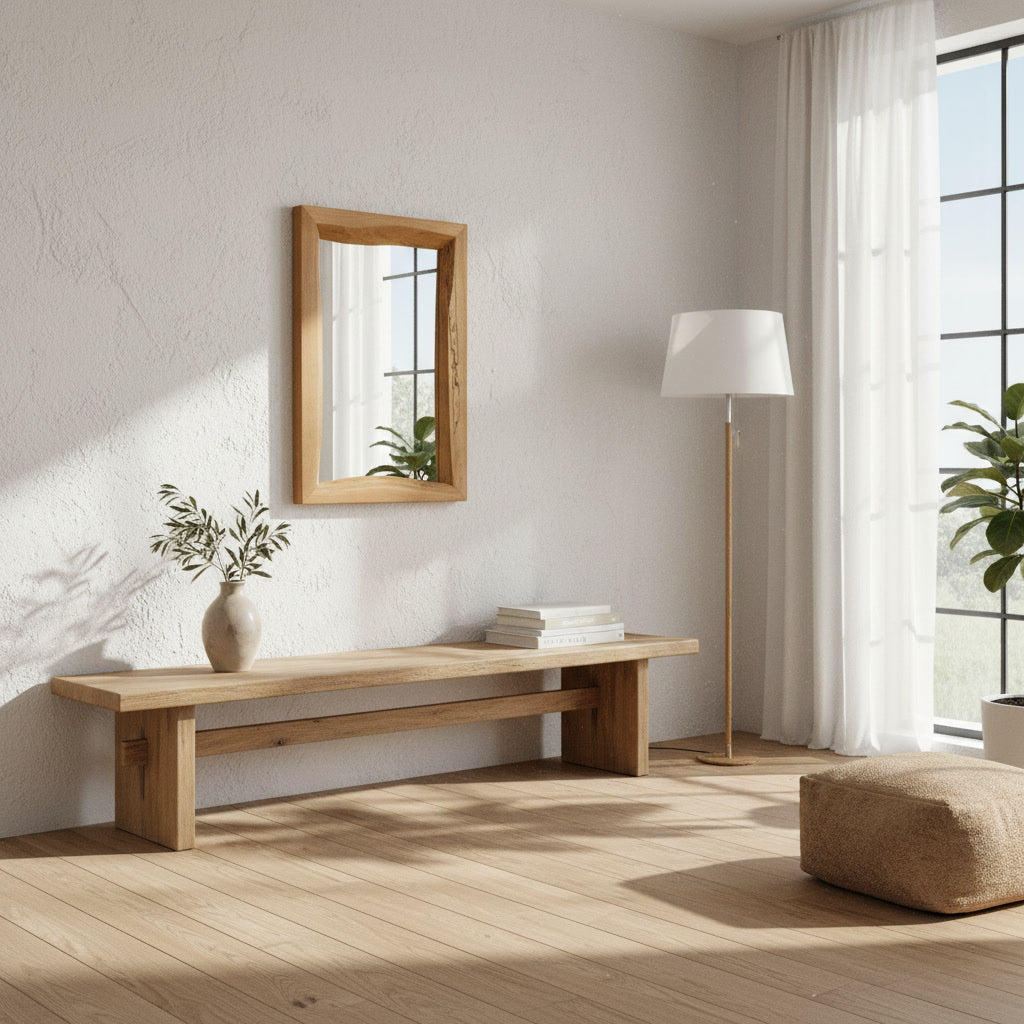 Oglindă lemn masiv Nao