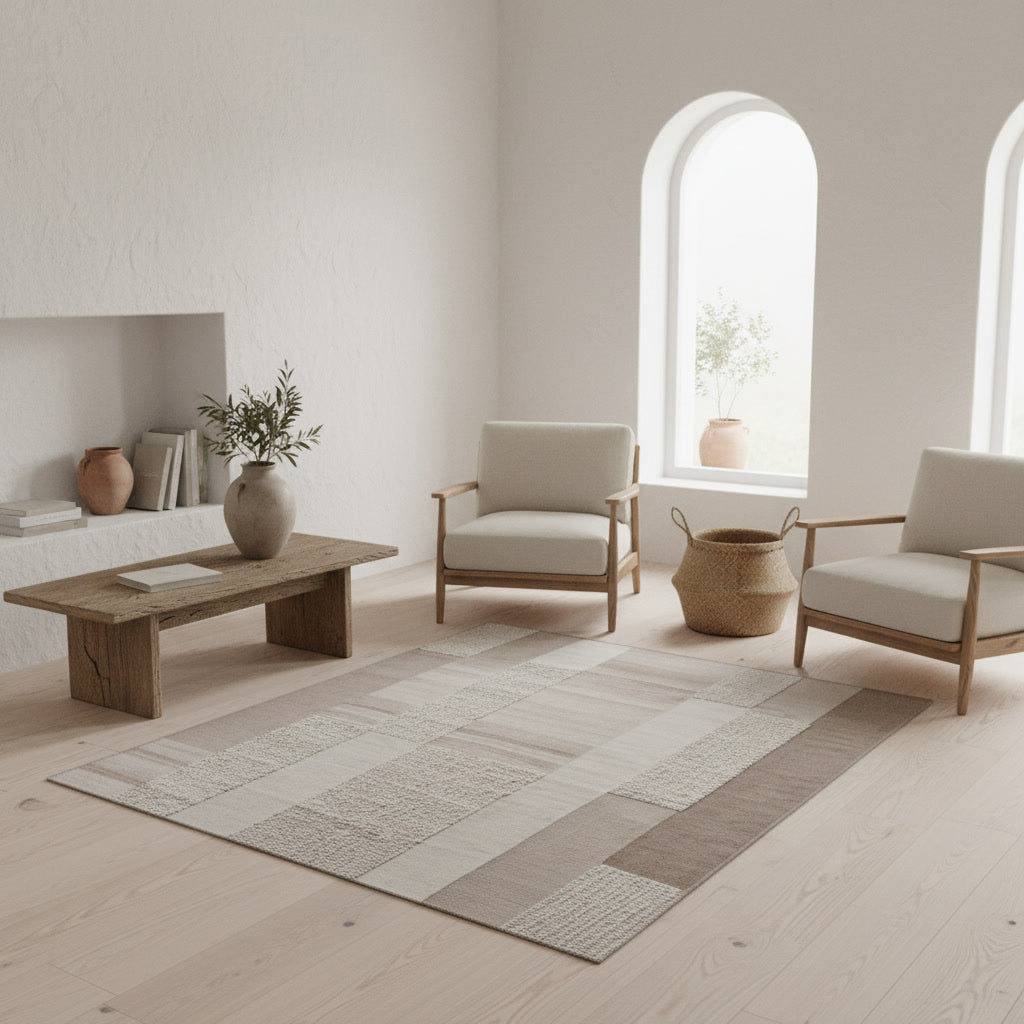 Covor handmade din lână Henu