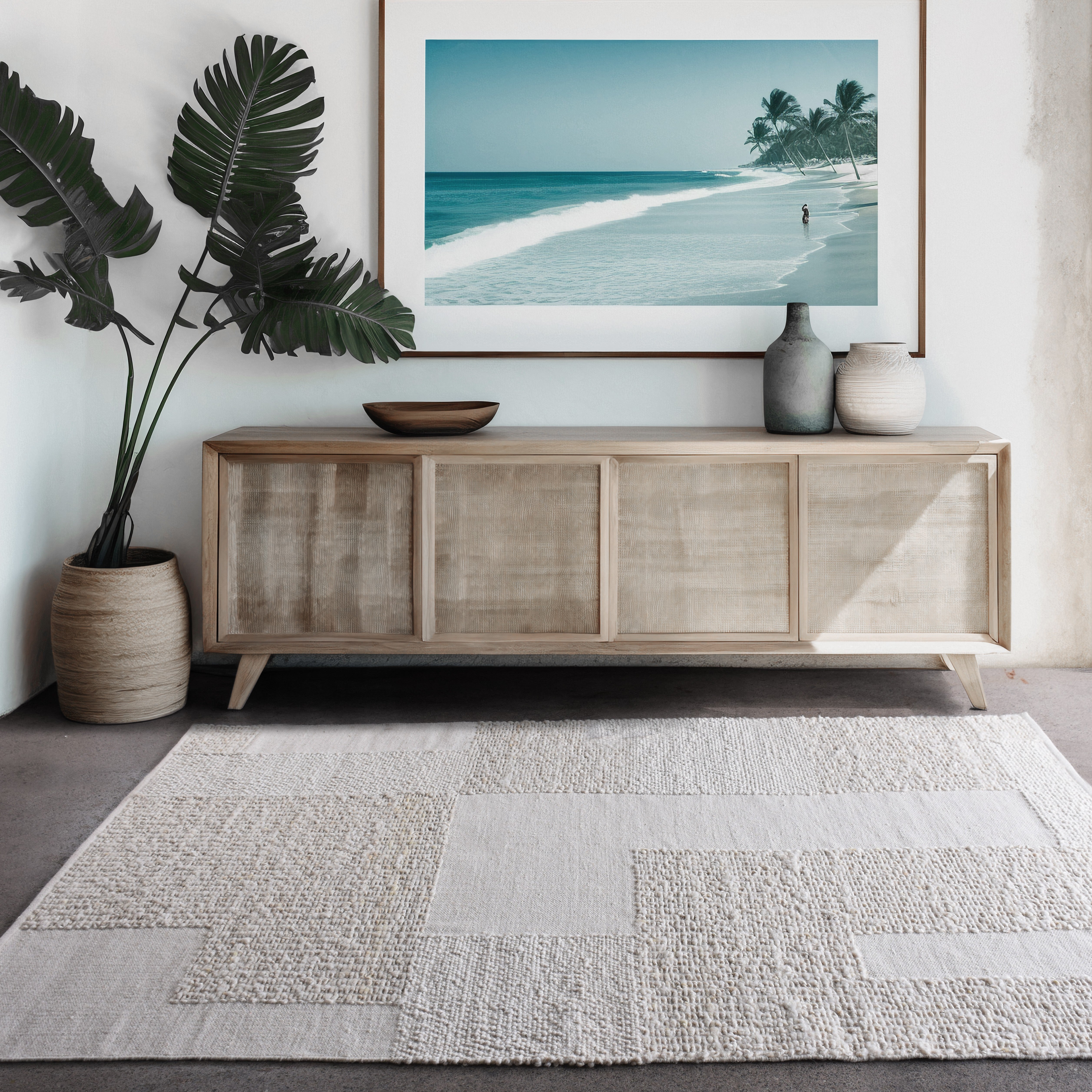 Covor handmade din lână Mahase