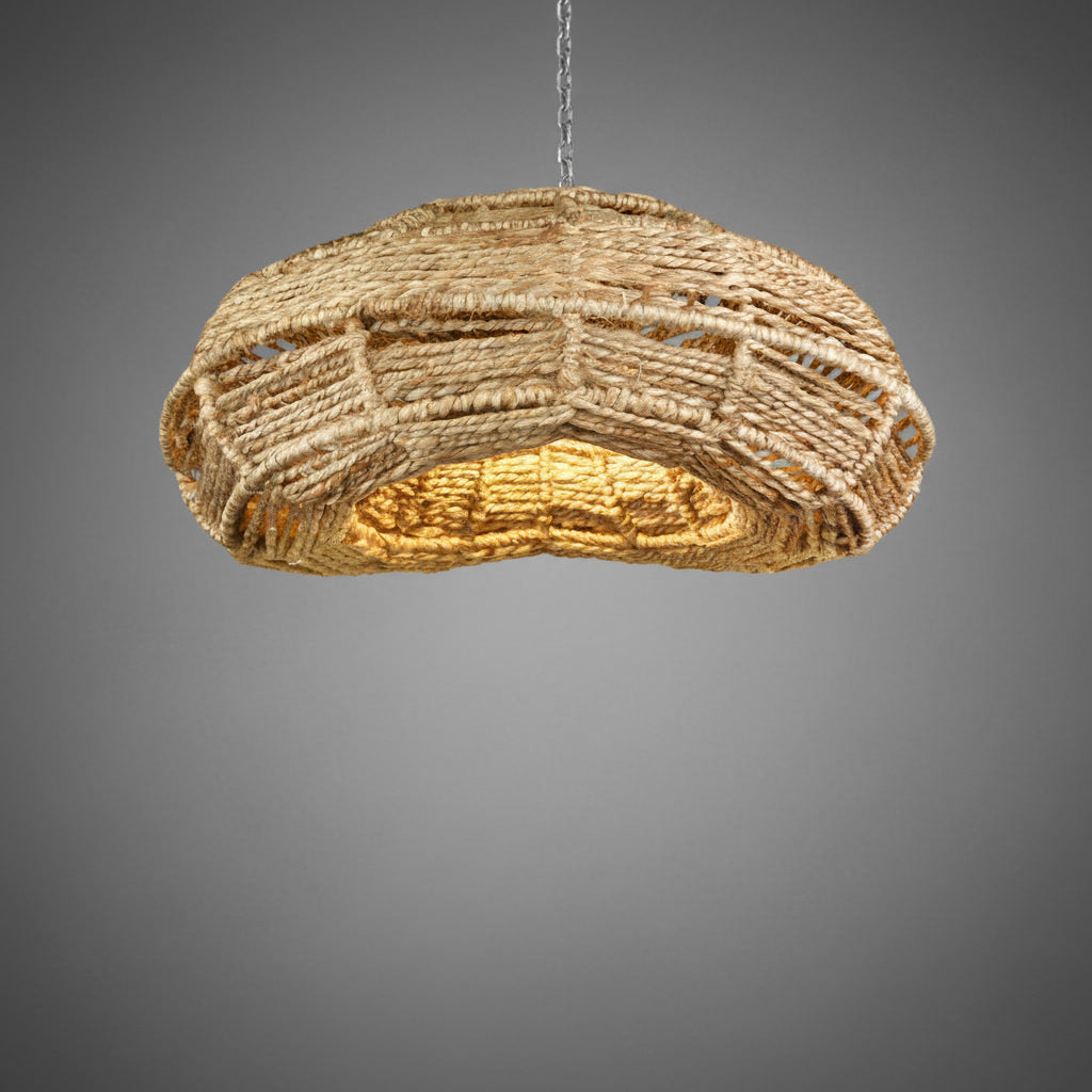 Lustră handmade din fibre naturale Dracena