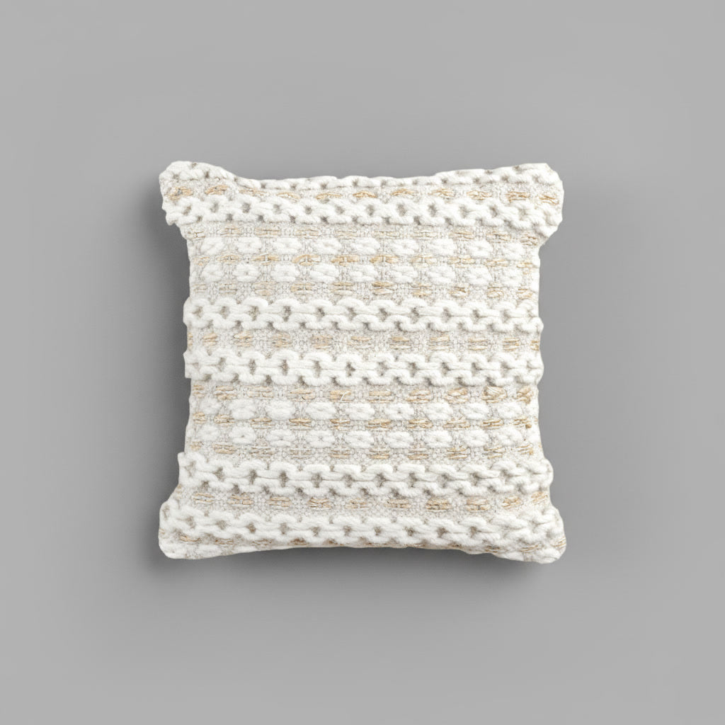 Pernă decorativă handmade din fibre naturale Seri