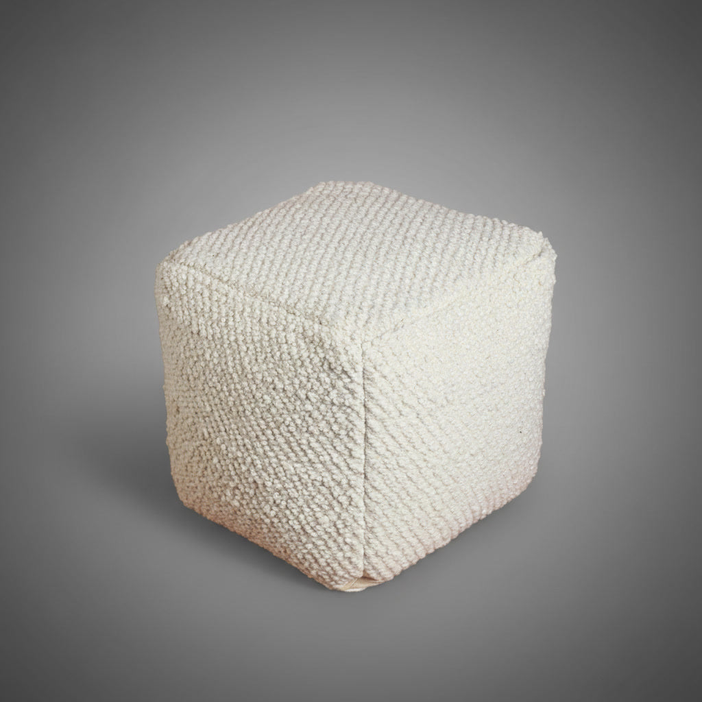 Taburet handmade din lână Lush