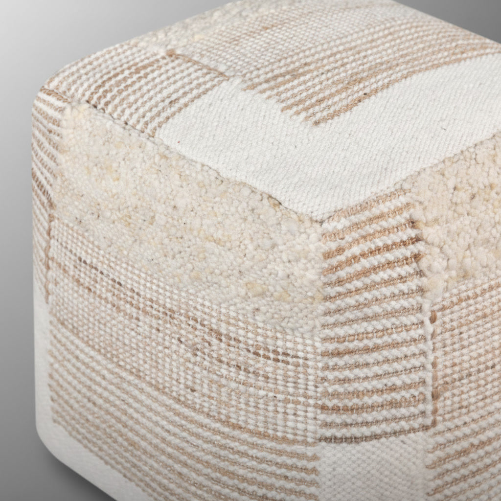 Taburet handmade din fibre naturale Zuma