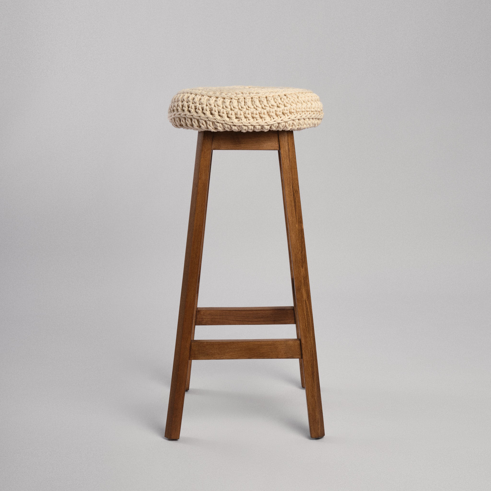 Scaun bar lemn & textil Loft