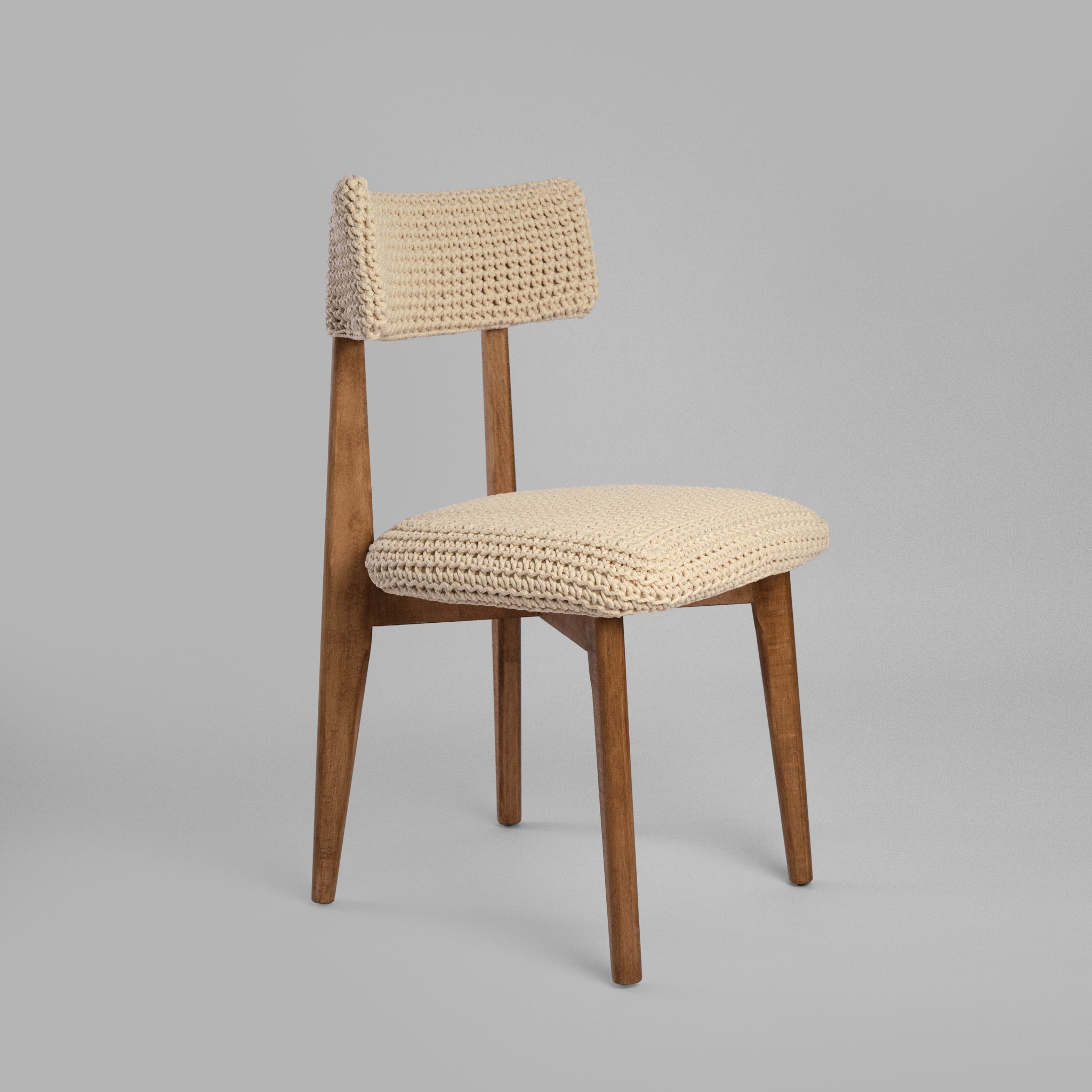 Scaun lemn & textil Nebai