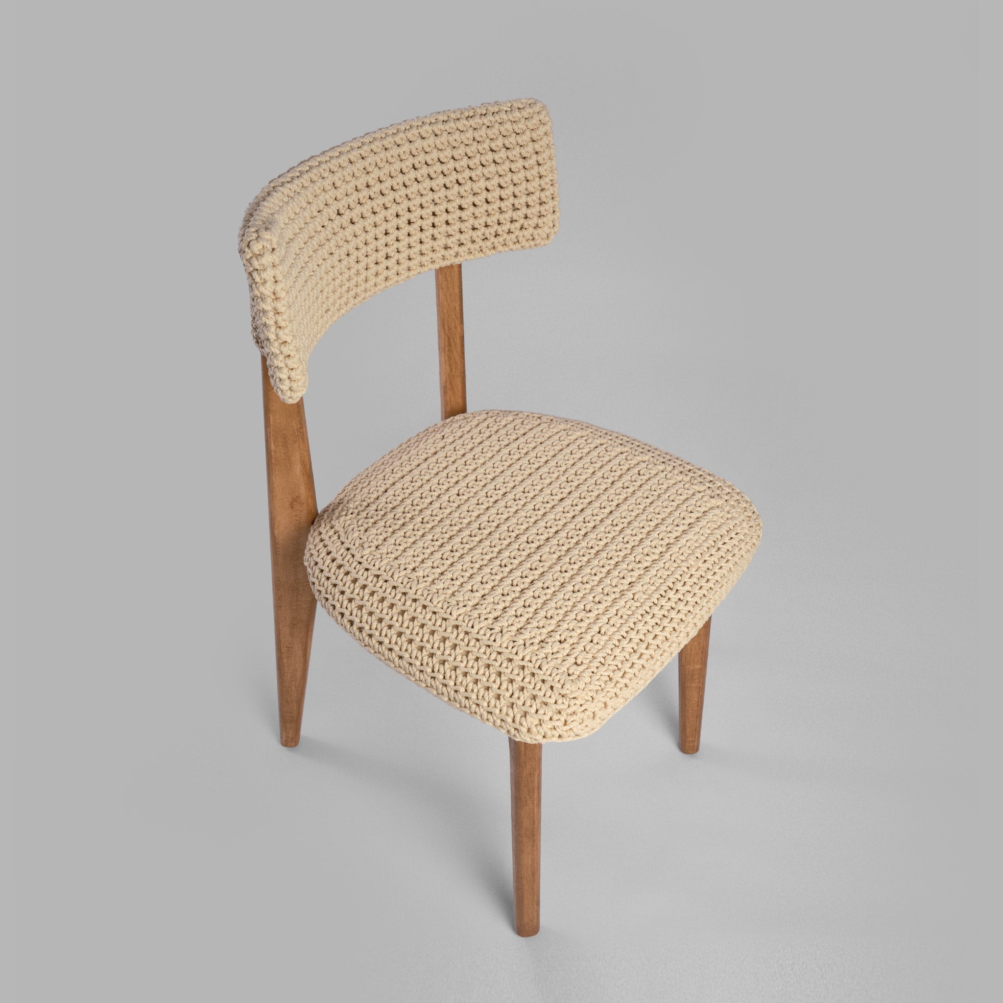 Scaun lemn & textil Nebai