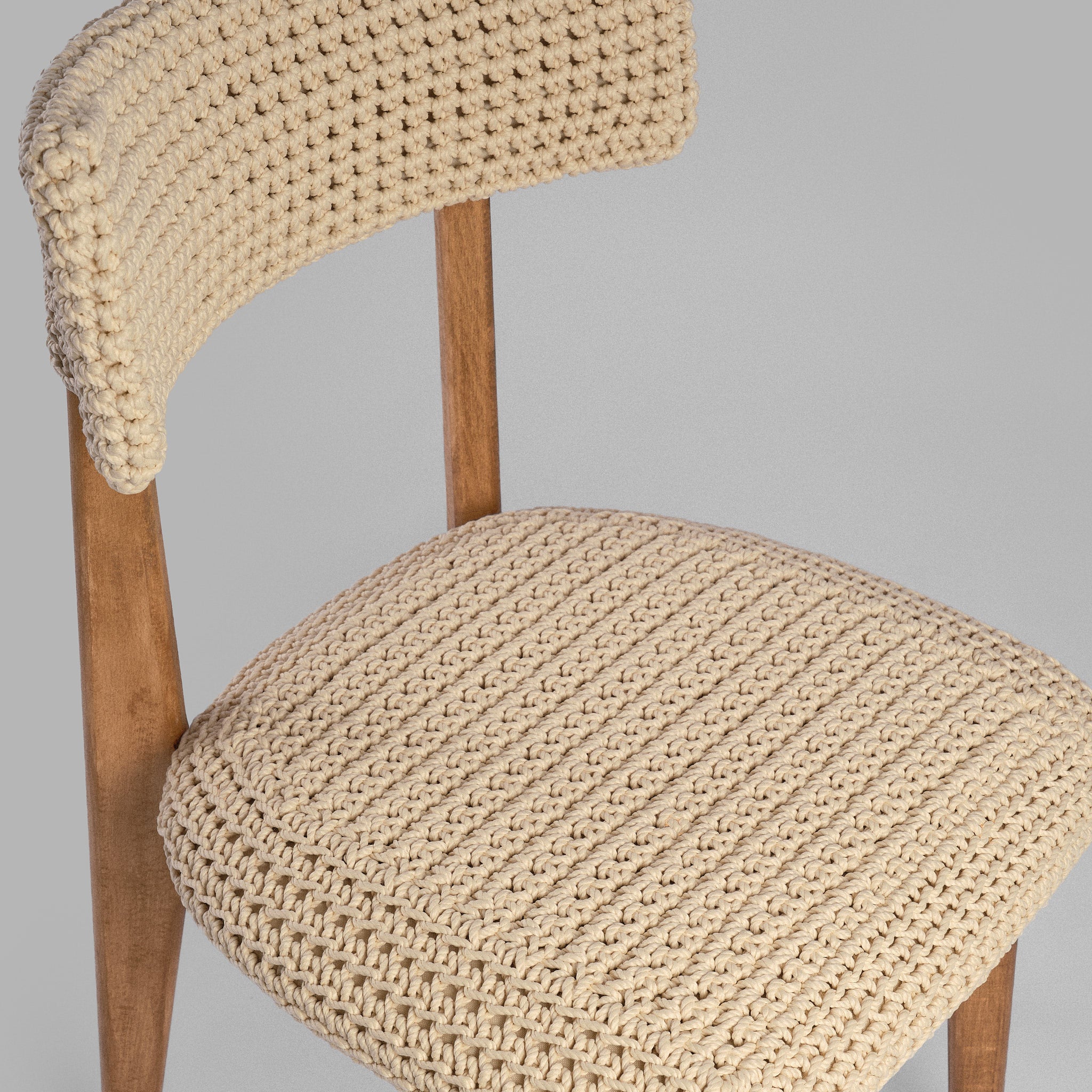 Scaun lemn & textil Nebai