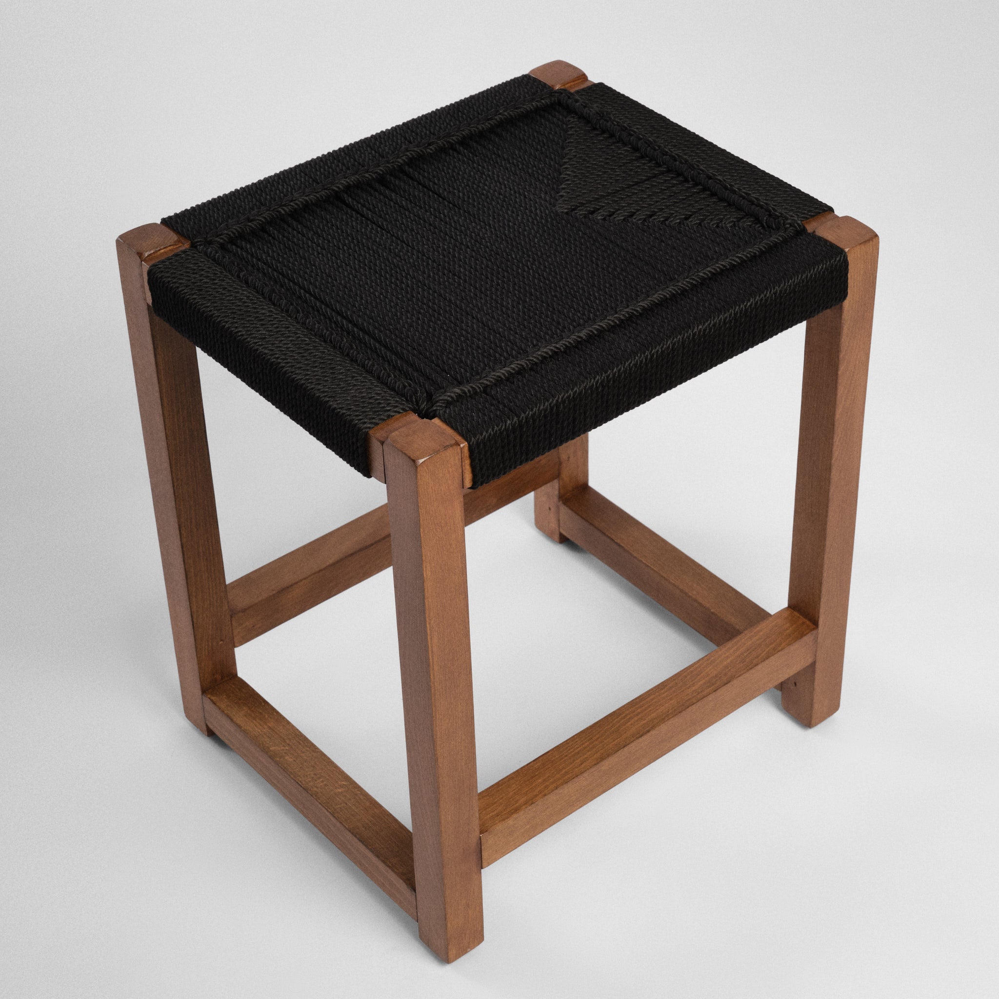 Scaun lemn & textil Solo Negru