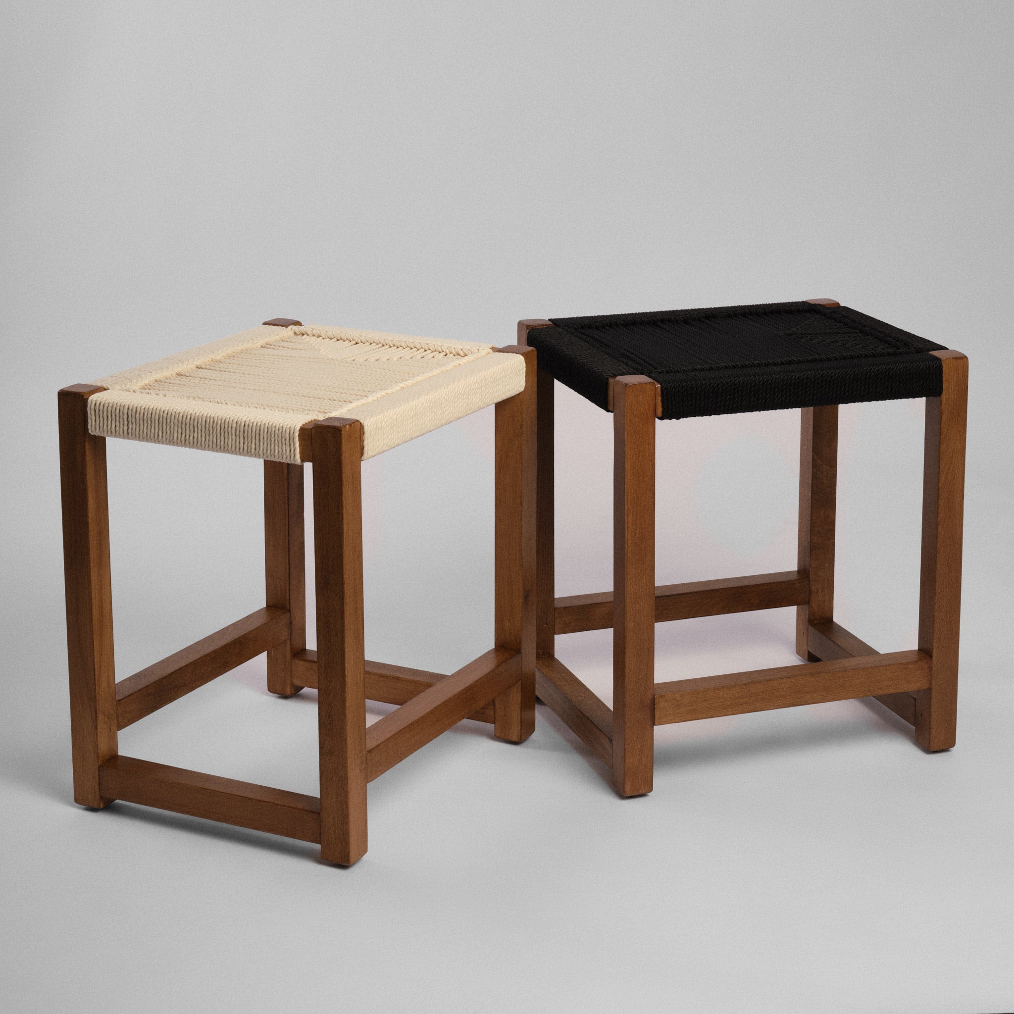 Scaun lemn & textil Solo Crem