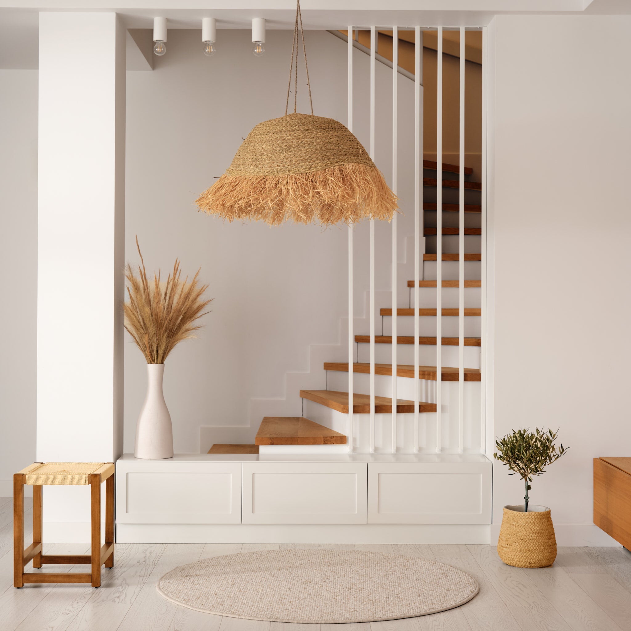 Scaun lemn & textil Solo Crem